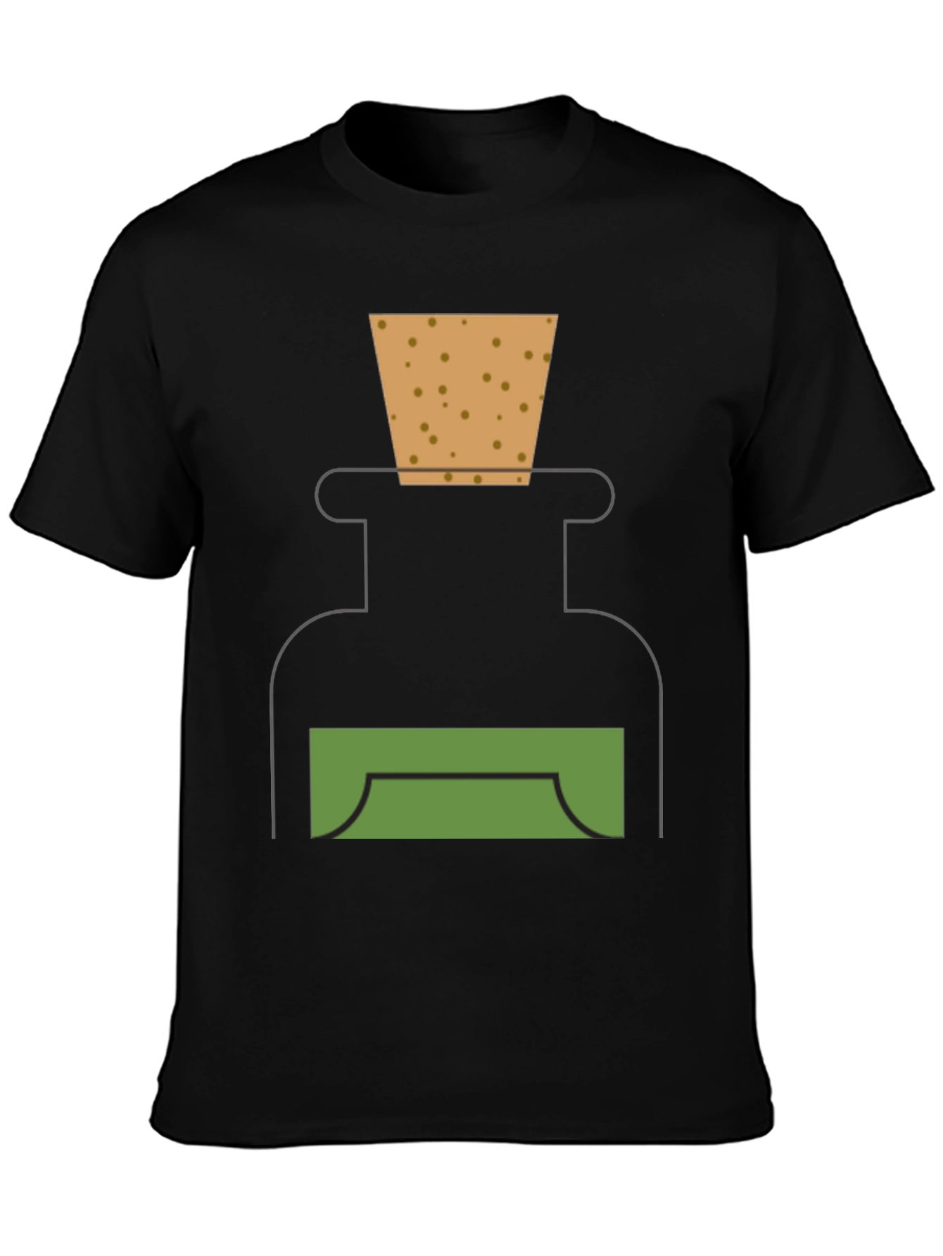 Potion Graphic Tee - Alchemist Style Black T-Shirt