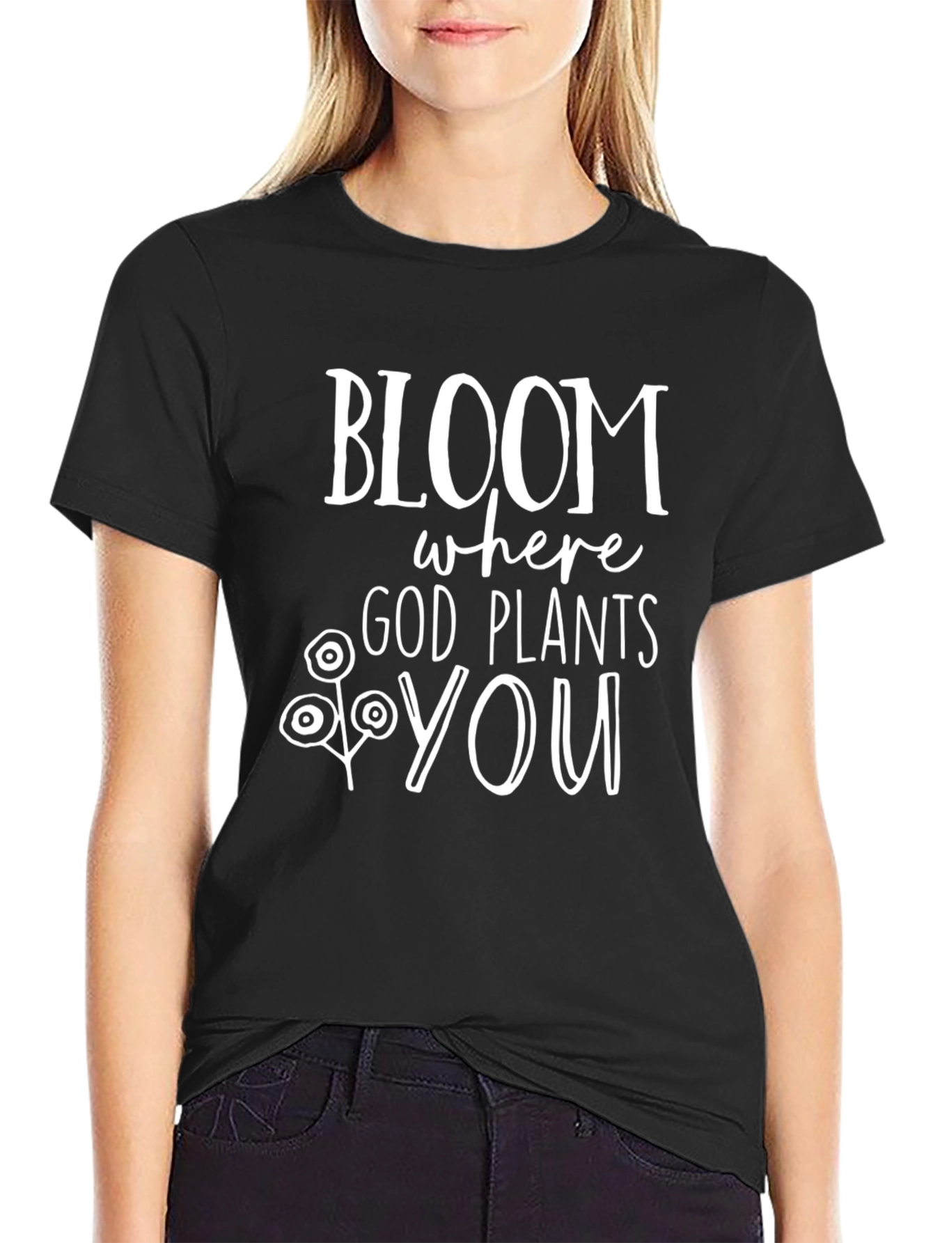 Bloom Where God Plants You Graphic Tee