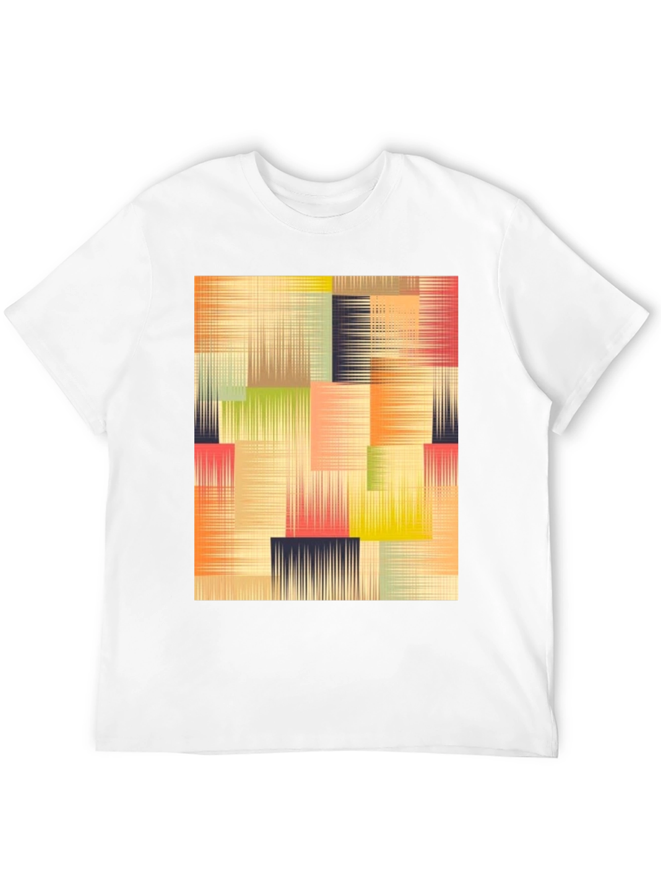 Abstract Geometric T-Shirt - Modern Art Design