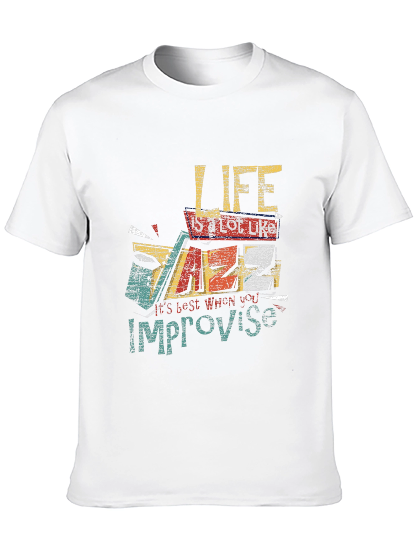Life Improvise Graphic Print Tee