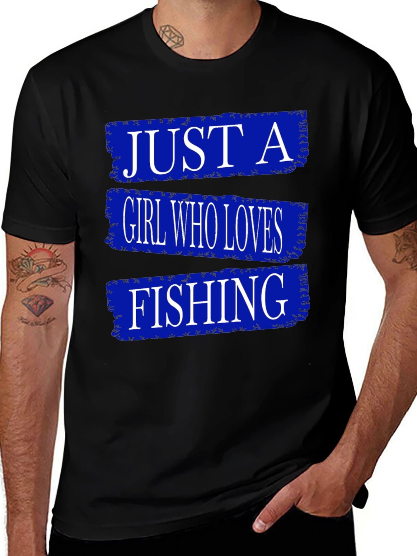 Just A Girl Who Loves Fishing T-Shirt
