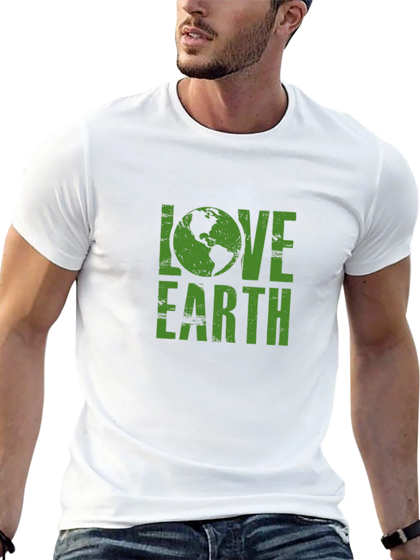 Love Earth Graphic Tee - Eco-Friendly Design