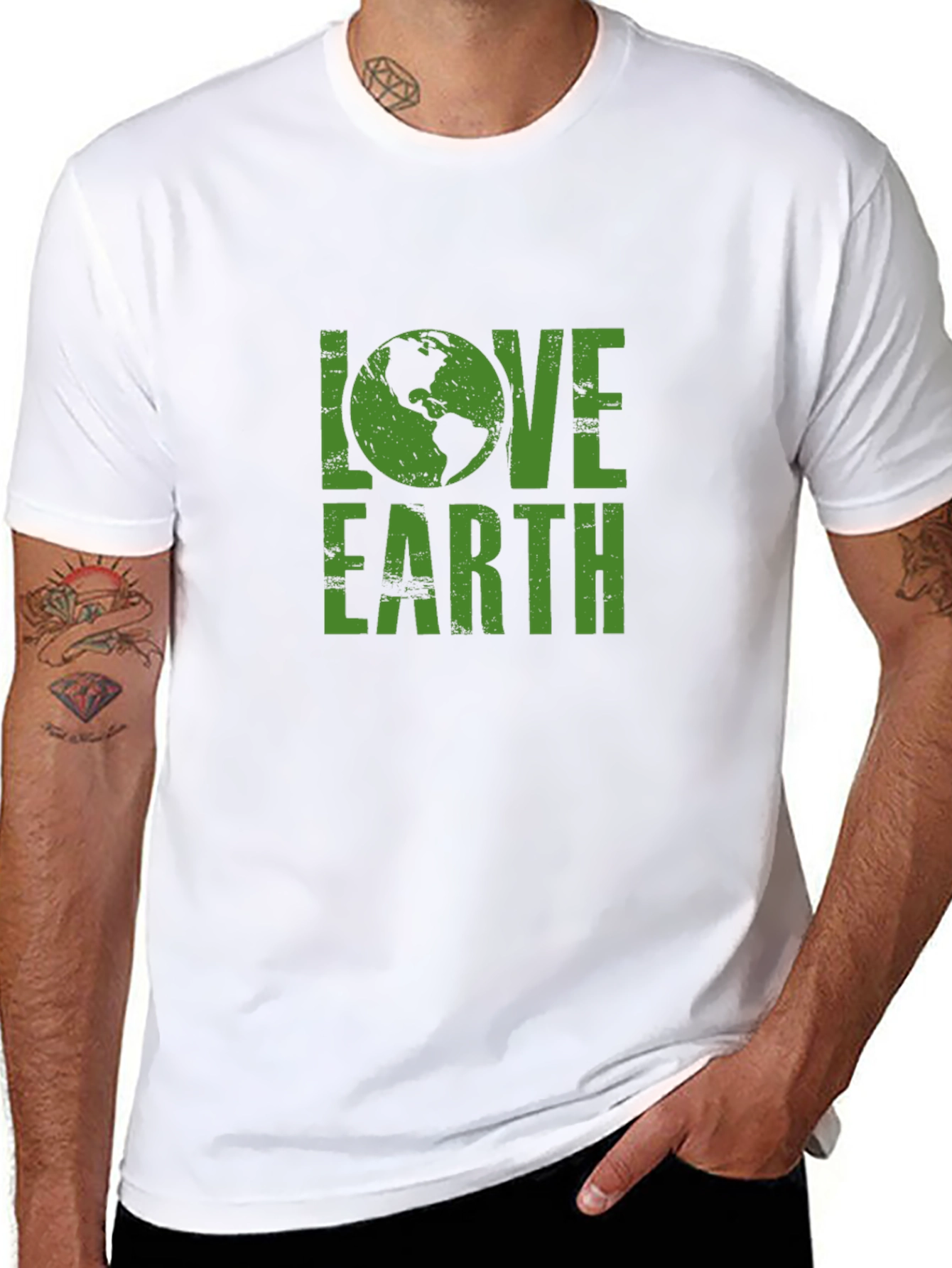 Love Earth Graphic Tee - Eco-Friendly Design