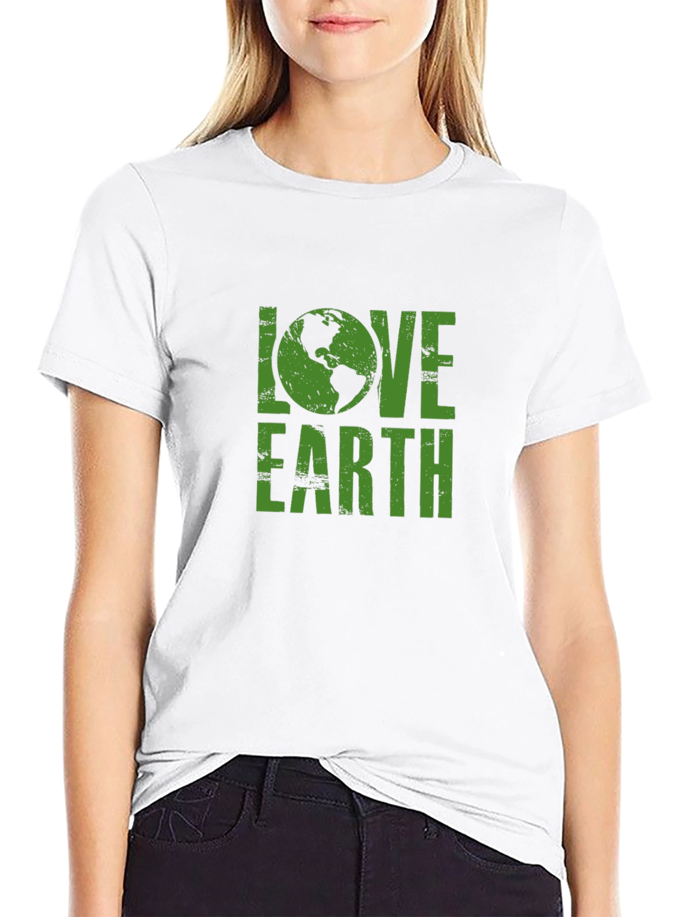 Love Earth Graphic Tee - Eco-Friendly Design
