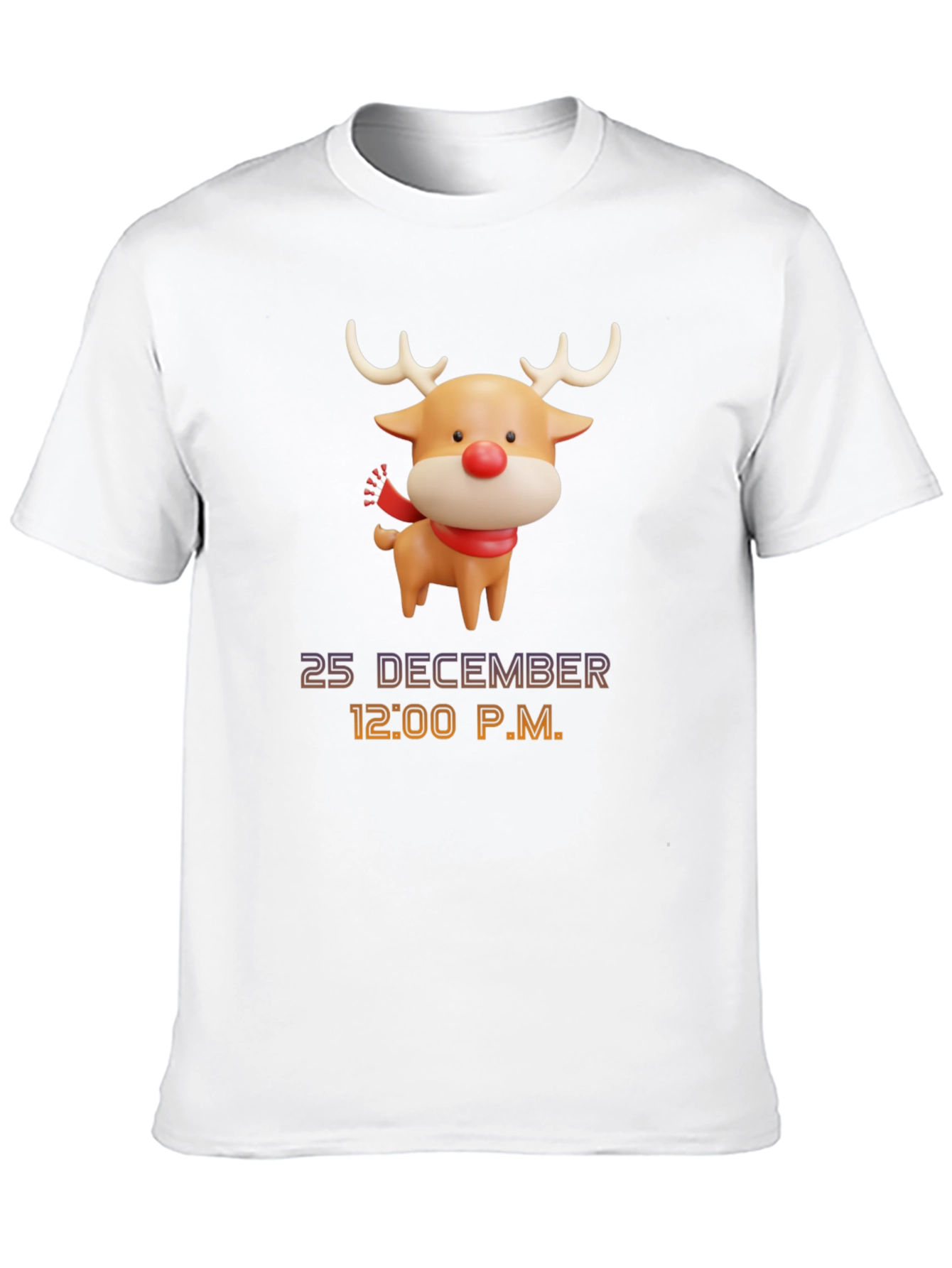 Festive Reindeer Christmas Tee