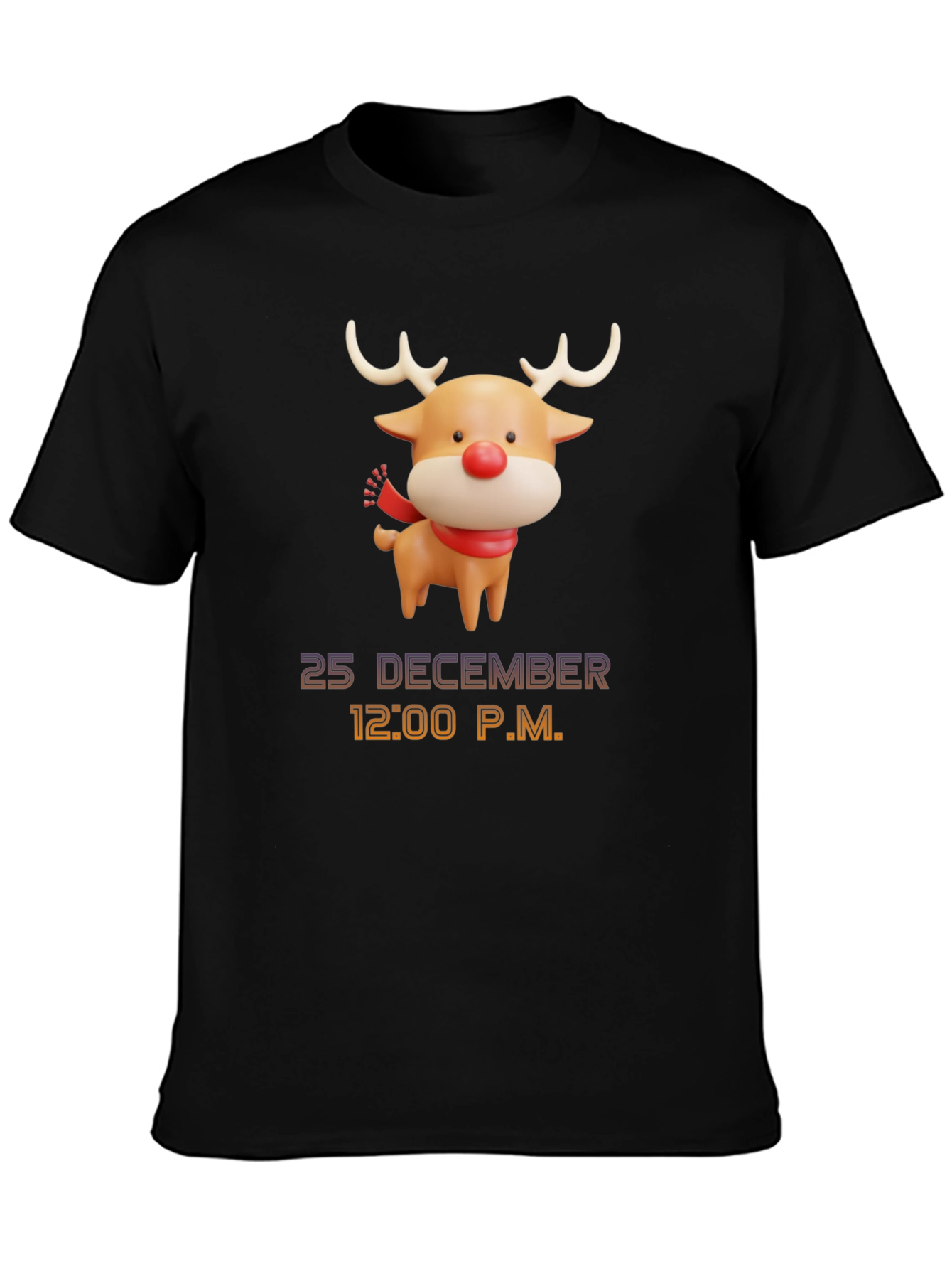 Festive Reindeer Christmas Tee