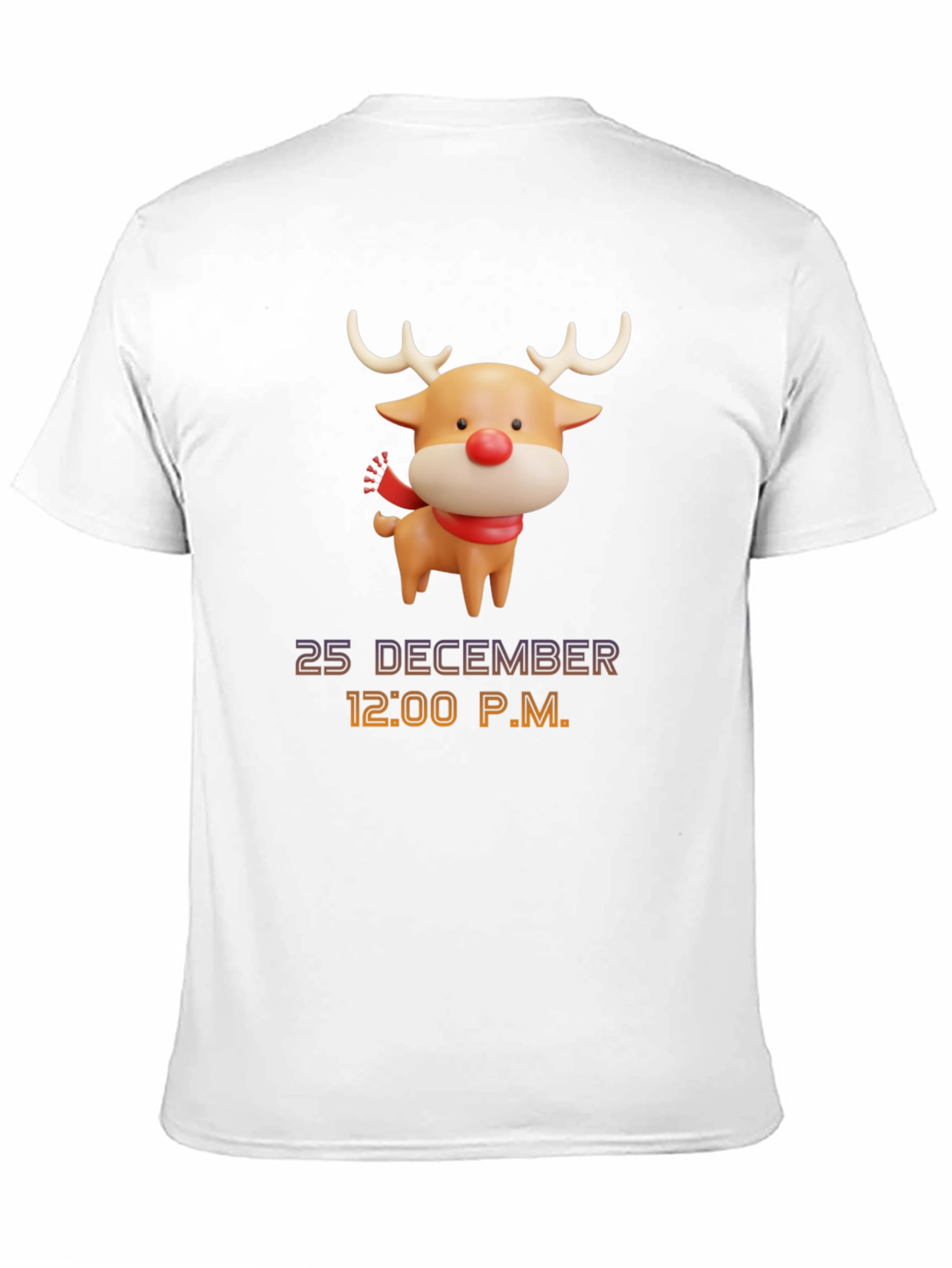 Festive Reindeer Christmas Tee