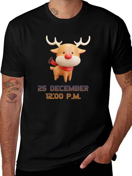 Festive Reindeer Christmas Tee