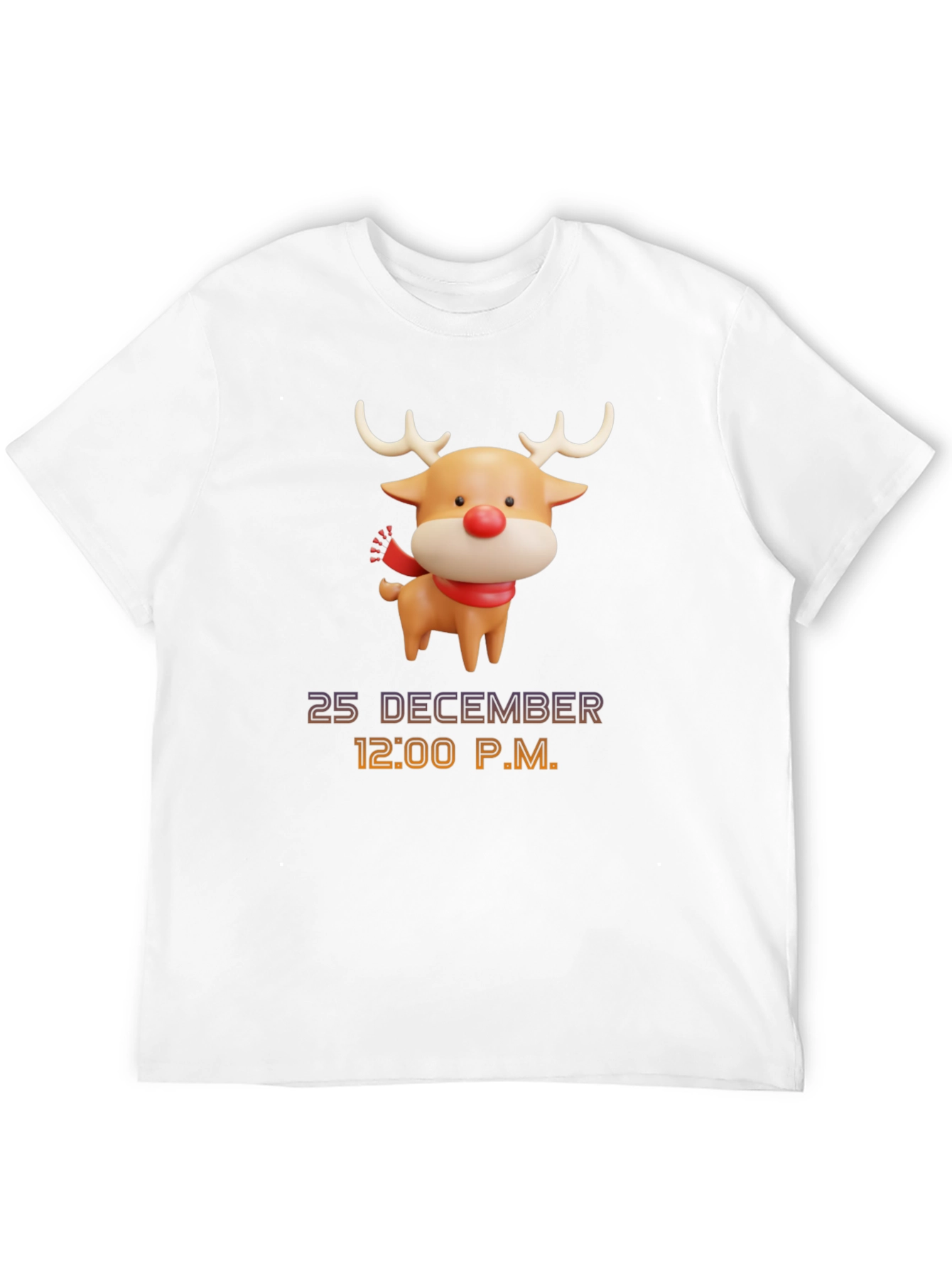 Festive Reindeer Christmas Tee