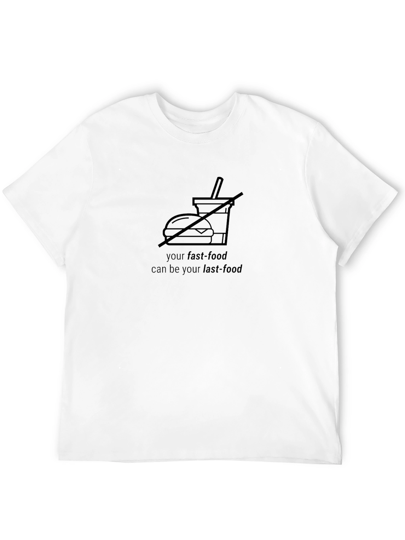 Fast Food Warning Graphic Tee