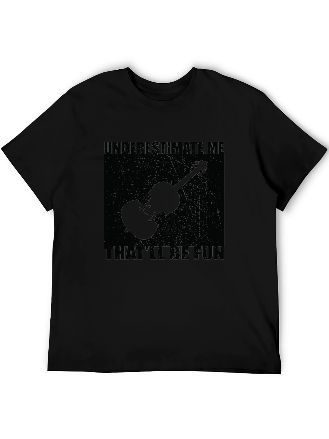 Underestimate Me Violin Graphic Tee