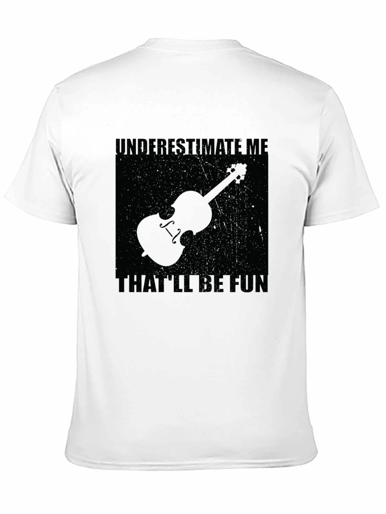 Underestimate Me Violin Graphic Tee