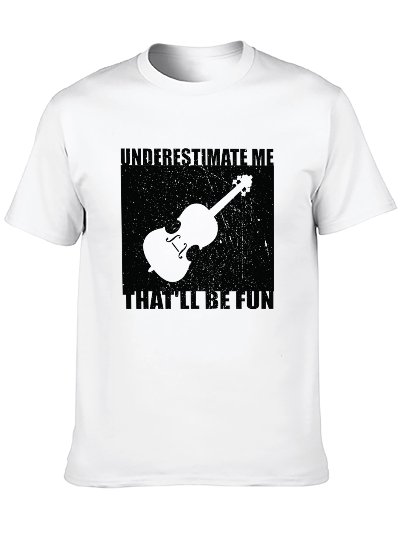 Underestimate Me Violin Graphic Tee