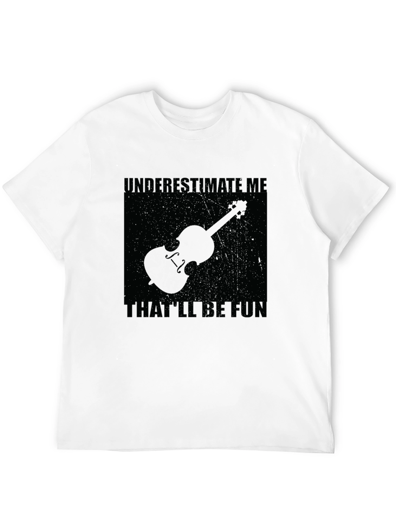Underestimate Me Violin Graphic Tee