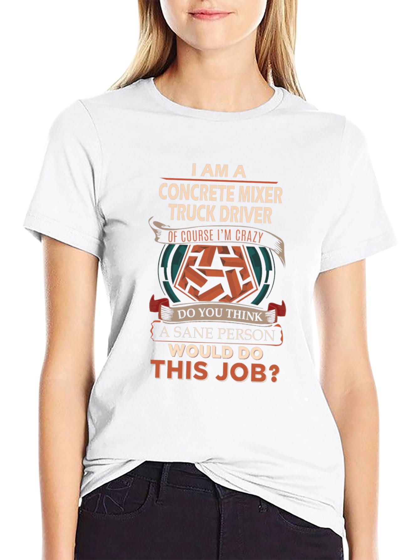 Crazy Concrete Mixer Truck Driver T-Shirt