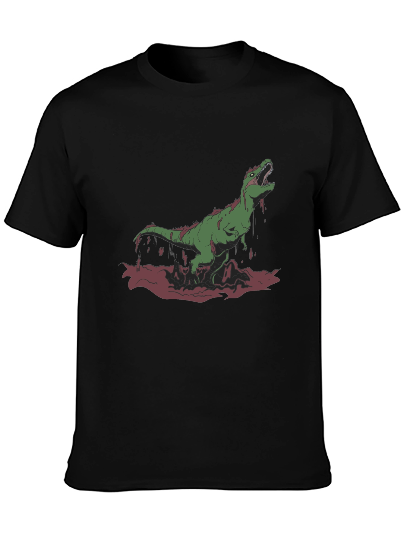 Dinosaur Graphic T-Shirt - Black