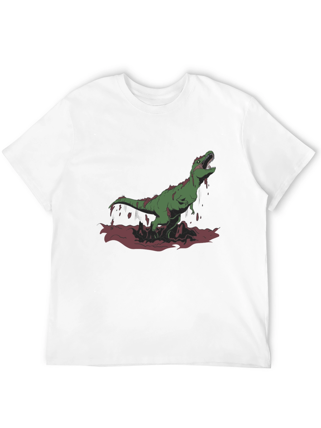 Dinosaur Graphic T-Shirt - Black