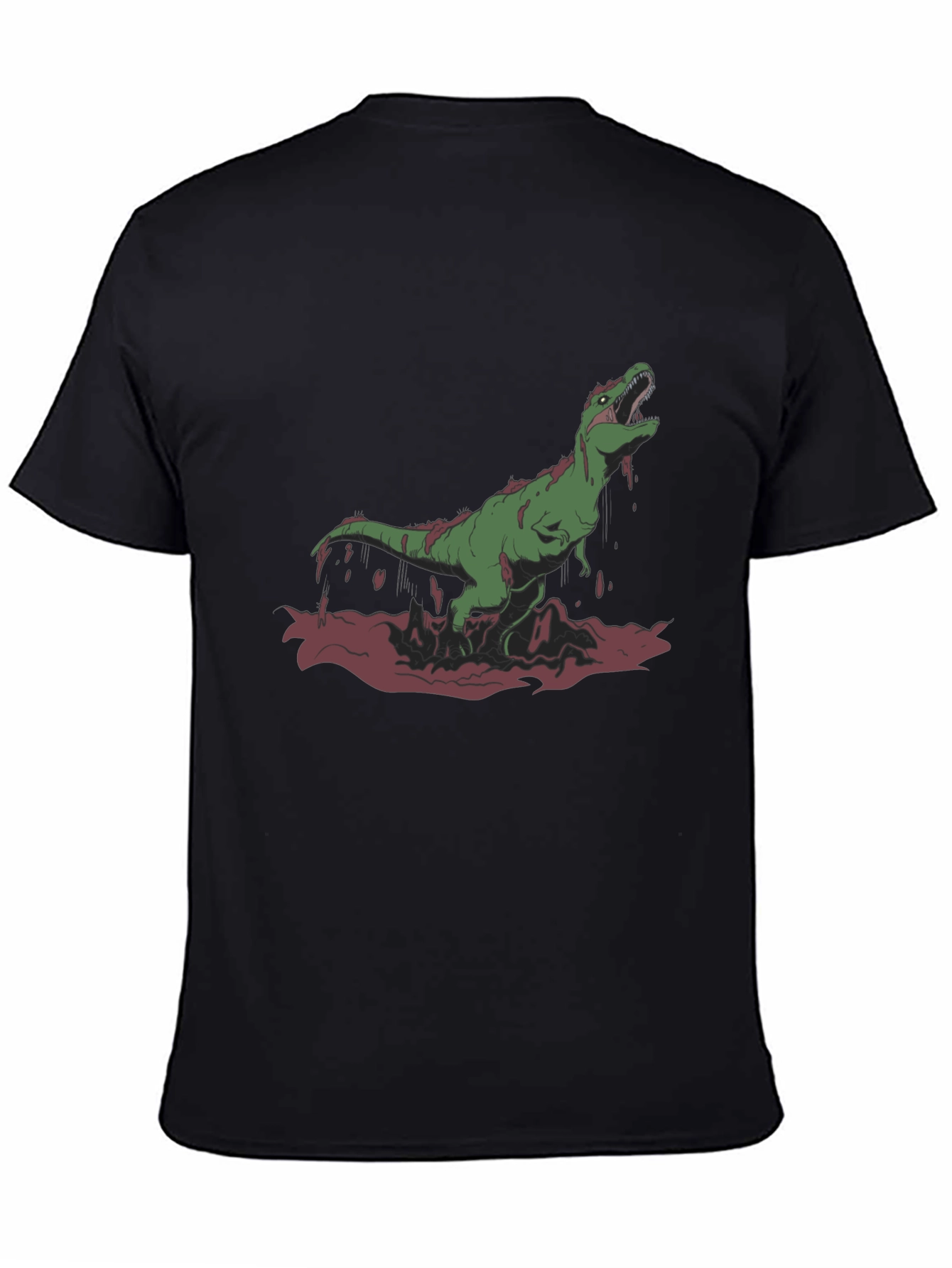Dinosaur Graphic T-Shirt - Black