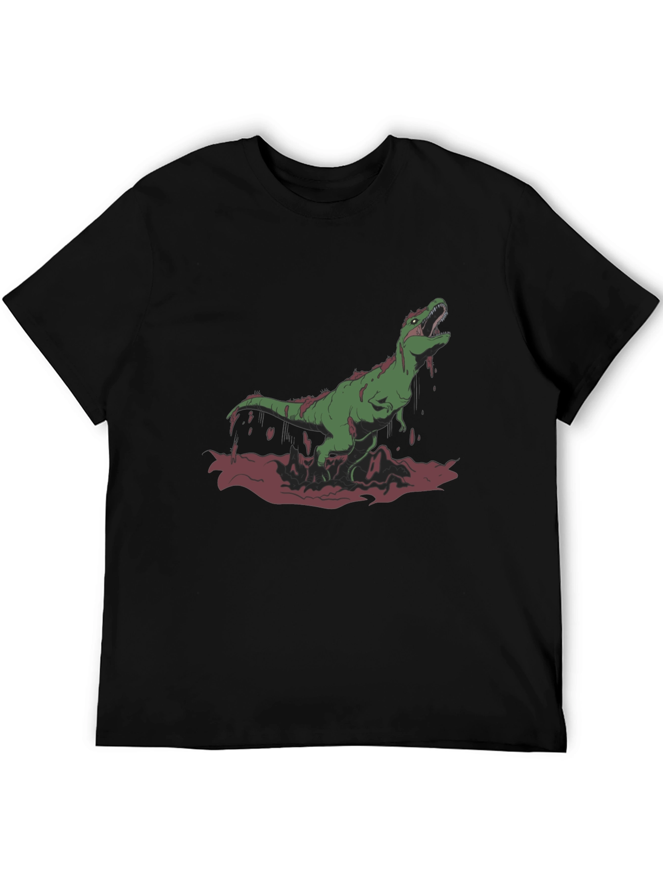 Dinosaur Graphic T-Shirt - Black