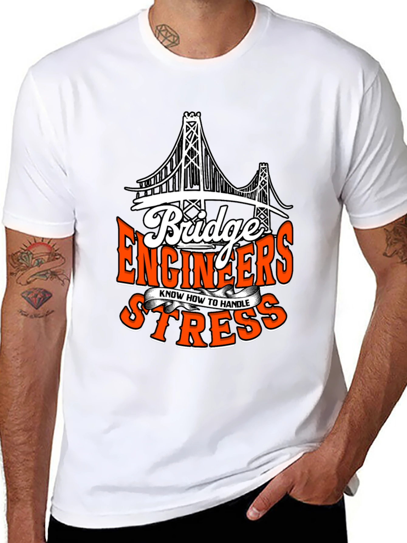 Bridge Engineer Stress T-Shirt