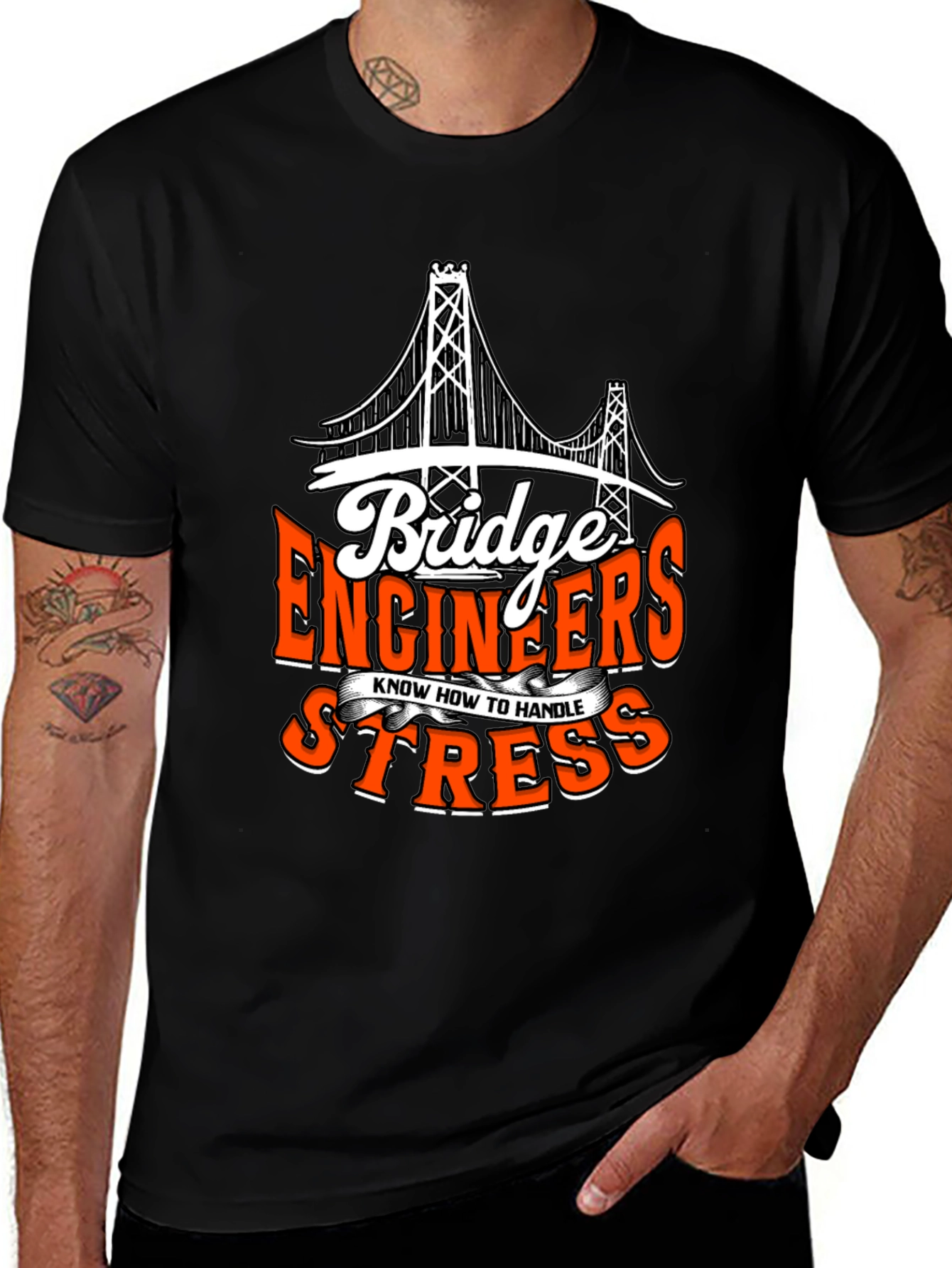 Bridge Engineer Stress T-Shirt