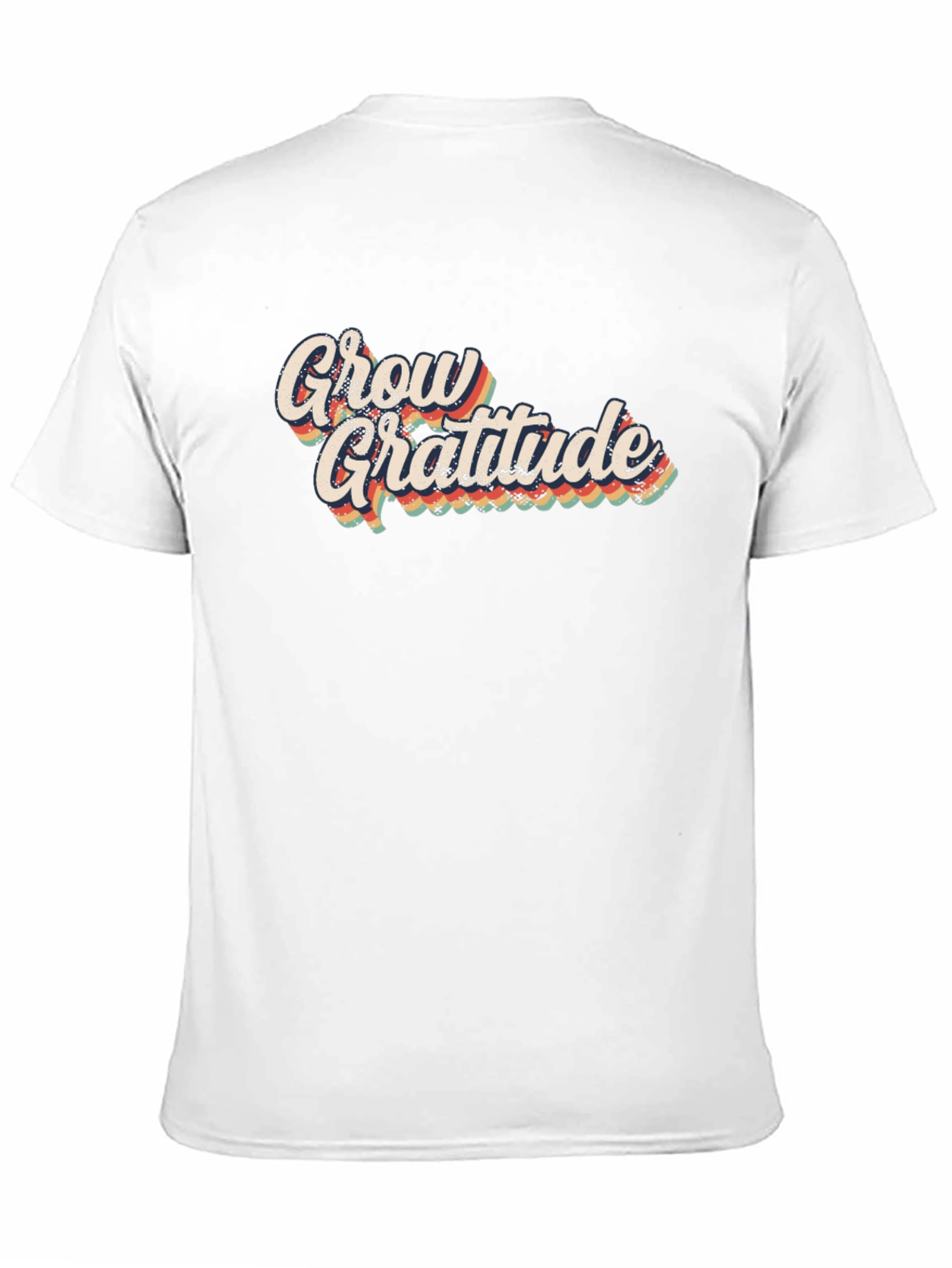 Grow Gratitude Retro Graphic T-Shirt