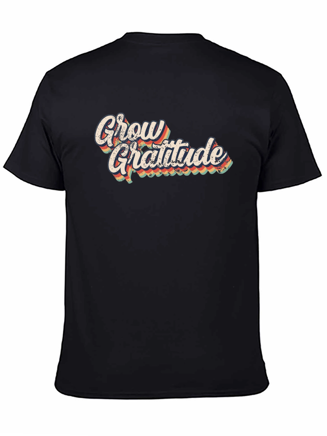 Grow Gratitude Retro Graphic T-Shirt