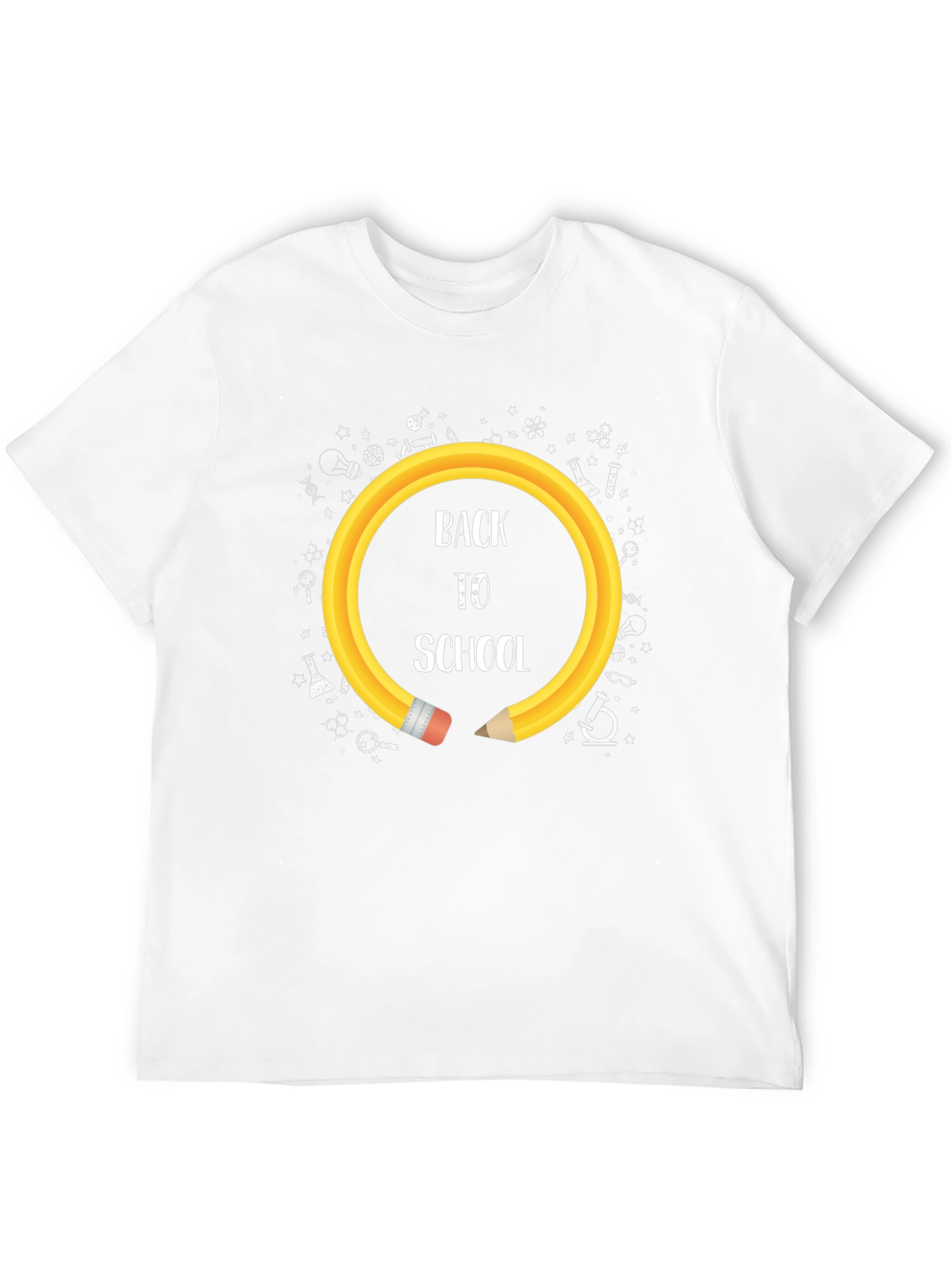 Back To School Pencil Circle T-Shirt