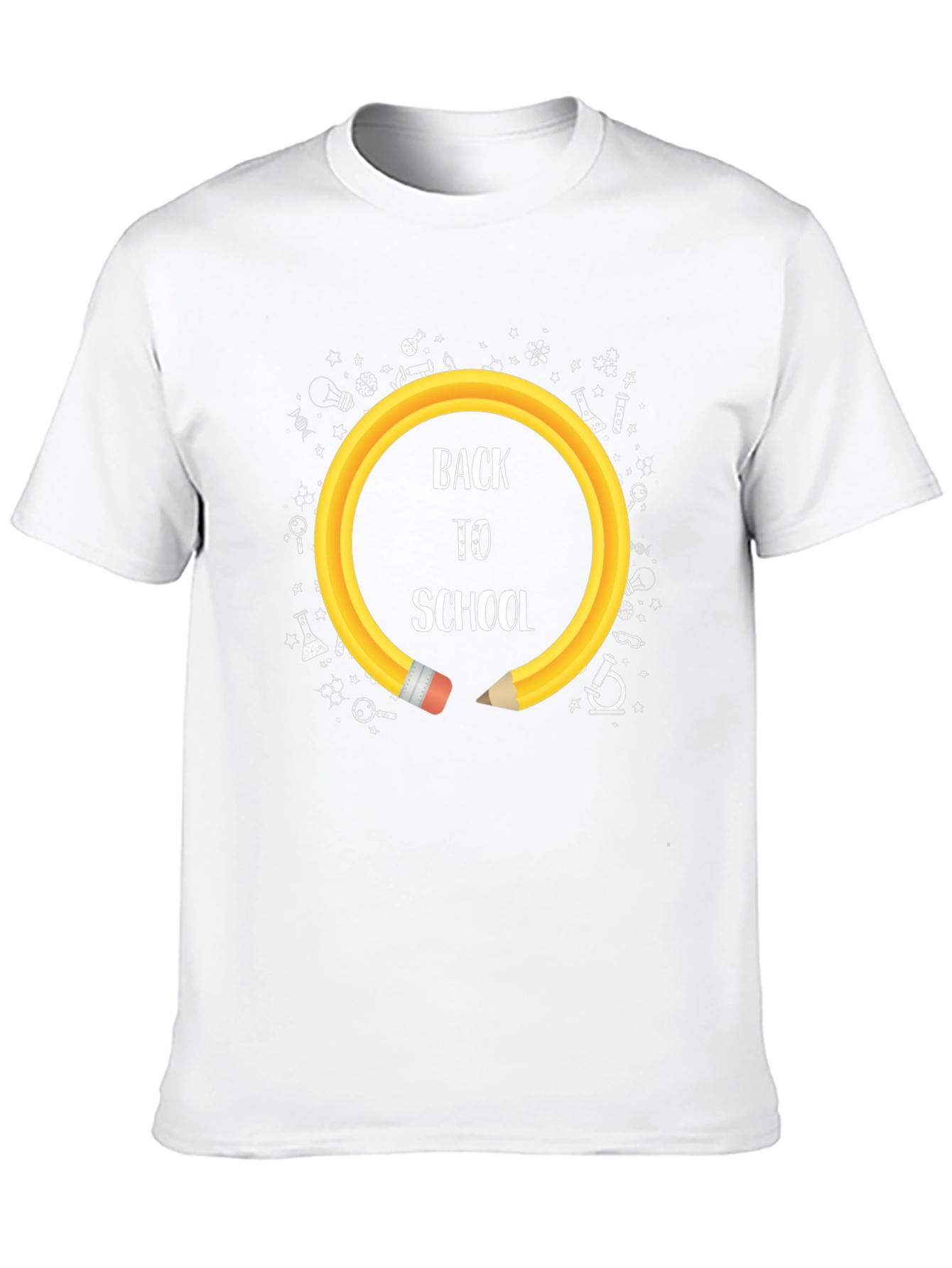 Back To School Pencil Circle T-Shirt