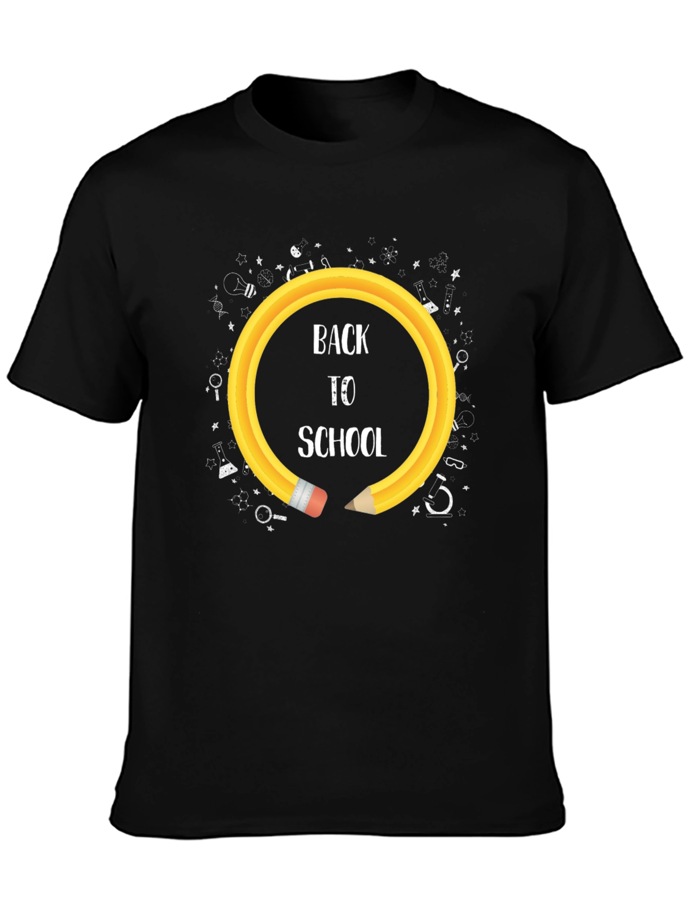 Back To School Pencil Circle T-Shirt
