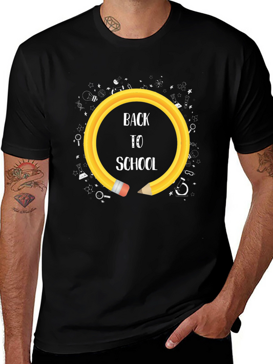 Back To School Pencil Circle T-Shirt