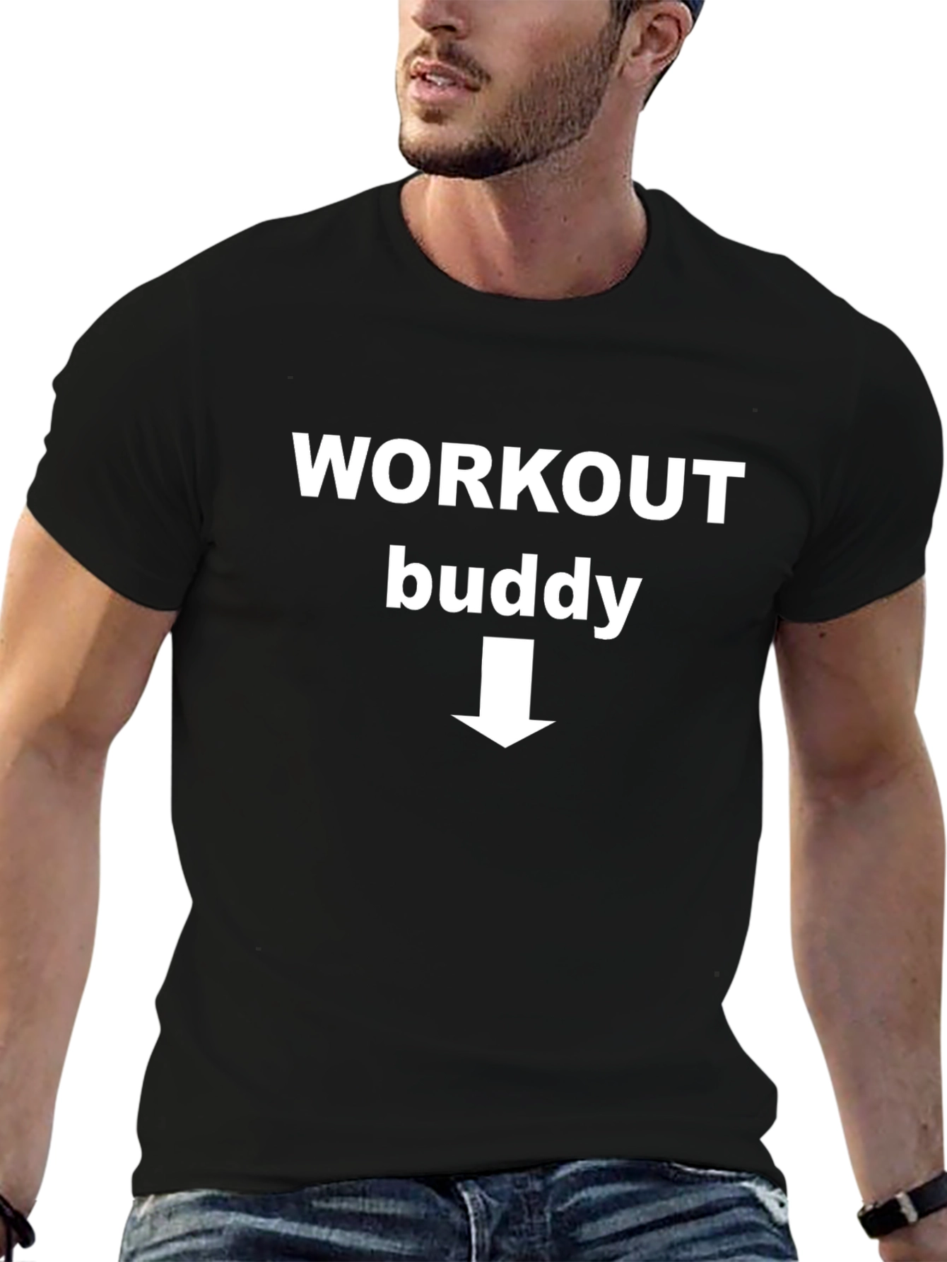 Workout Buddy T-Shirt - Gym Humor Apparel