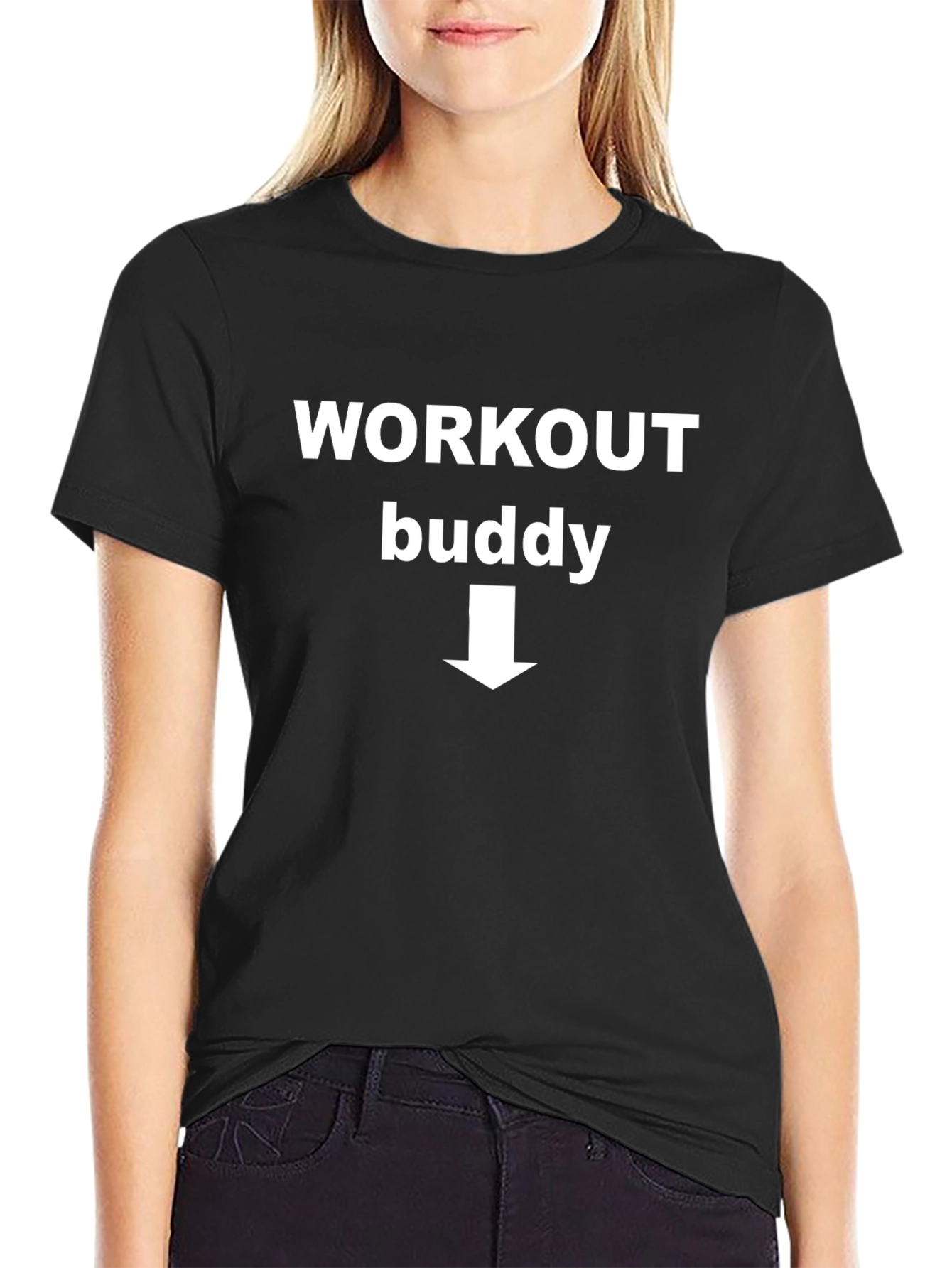 Workout Buddy T-Shirt - Gym Humor Apparel