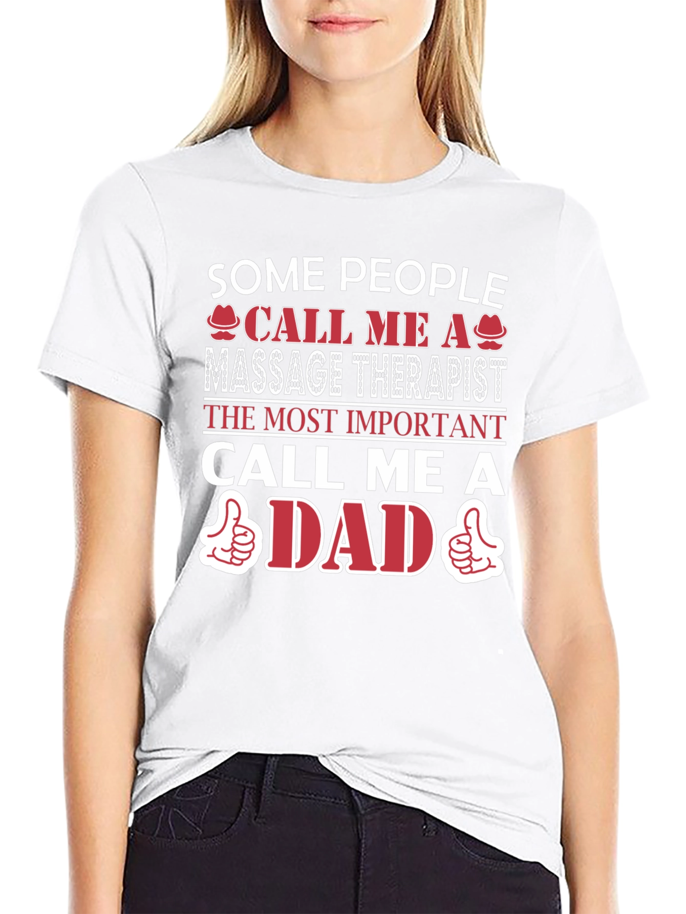 Massage Therapist Dad T-Shirt - Gift for Fathers