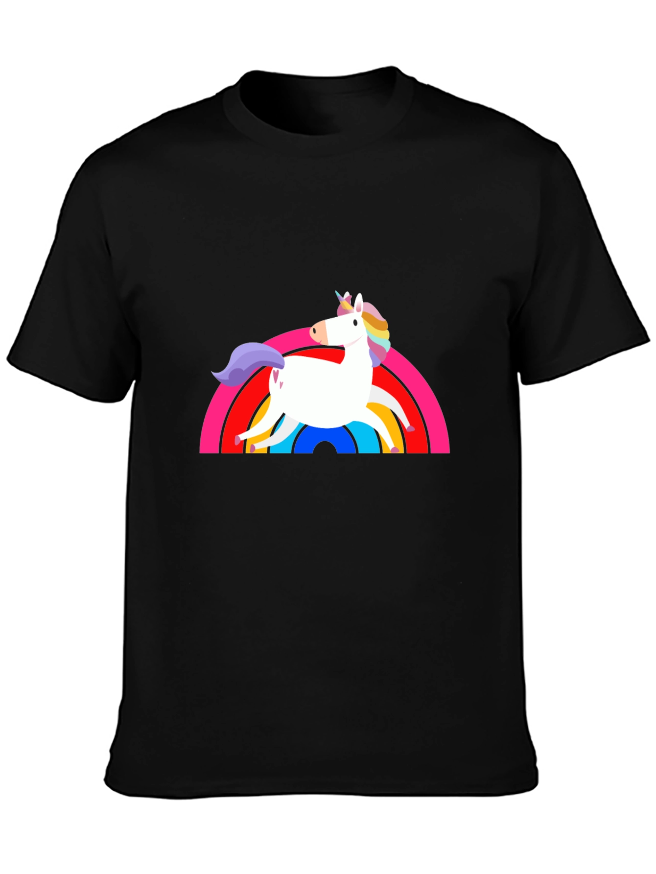 Unicorn Rainbow Graphic T-Shirt