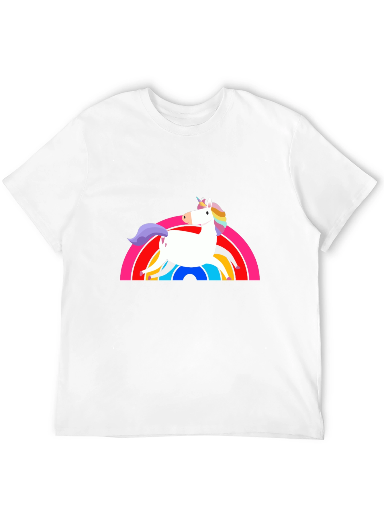 Unicorn Rainbow Graphic T-Shirt