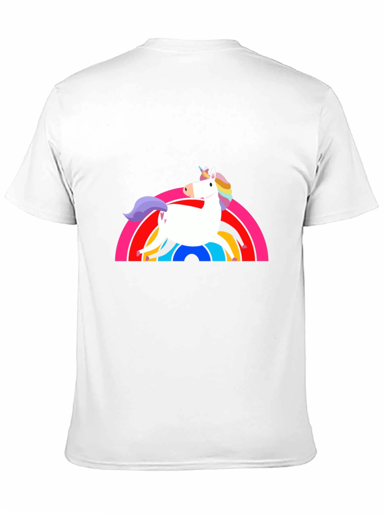 Unicorn Rainbow Graphic T-Shirt