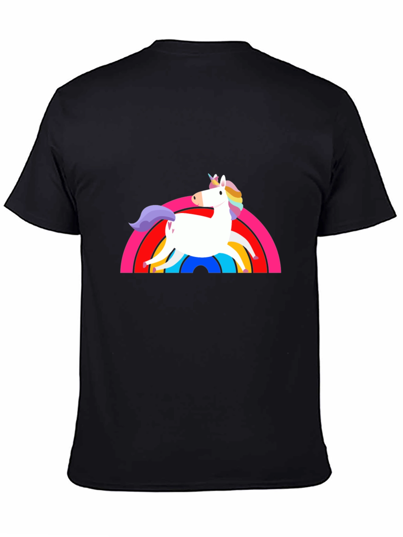 Unicorn Rainbow Graphic T-Shirt