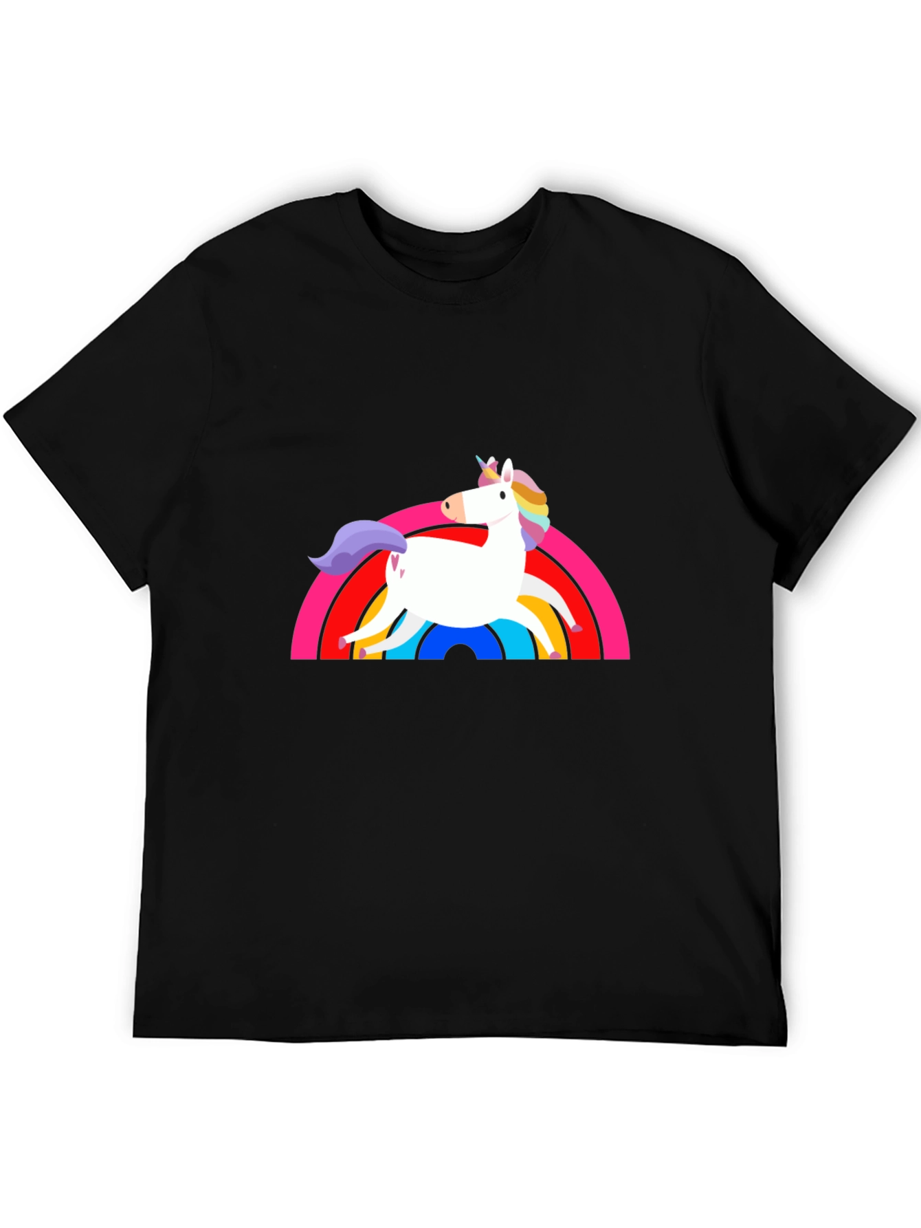 Unicorn Rainbow Graphic T-Shirt