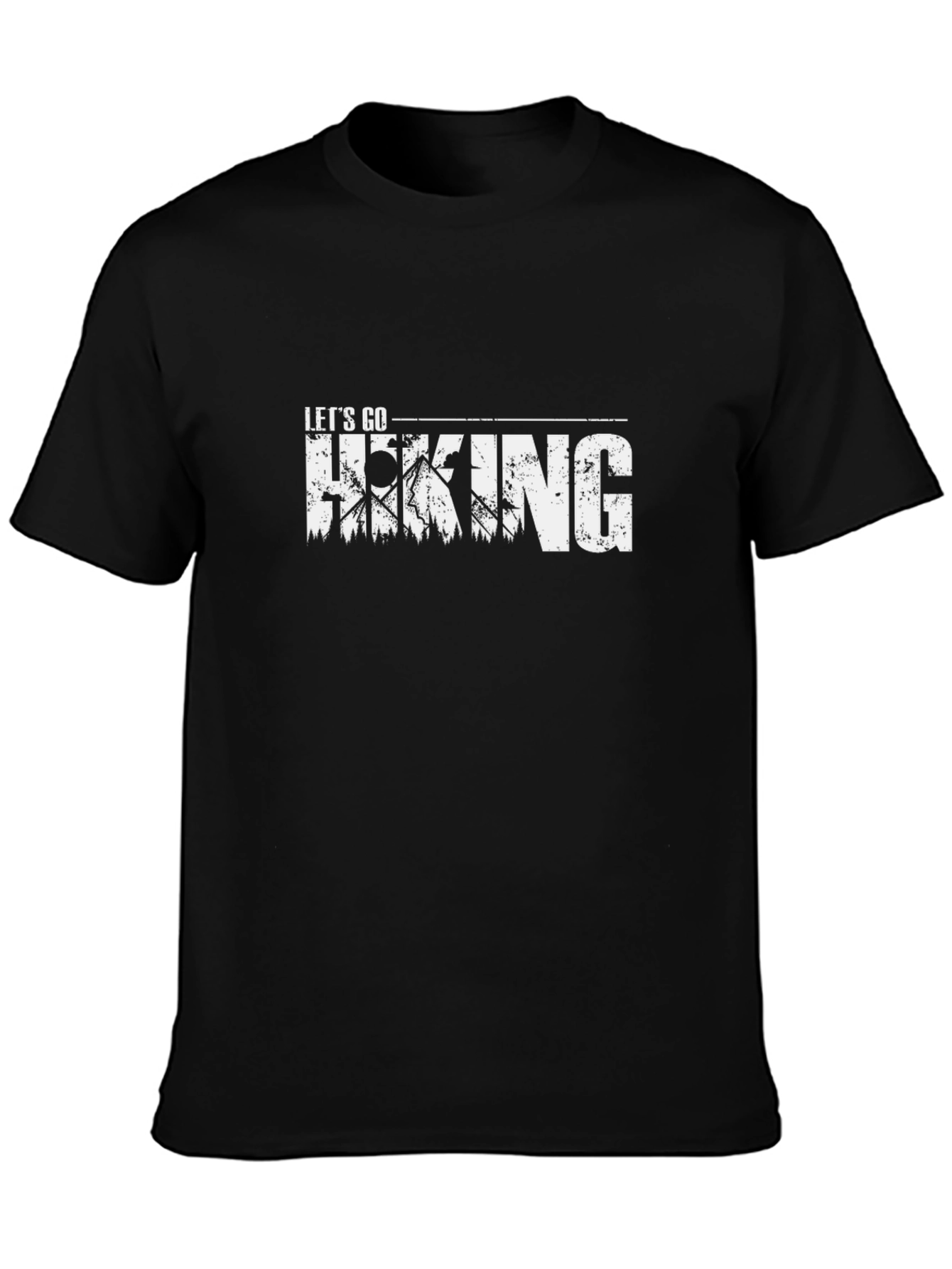 Lets Go Hiking Tee - Outdoor Adventure Shirt