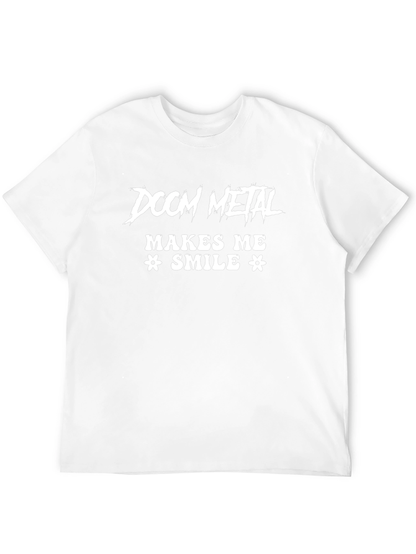 Doom Metal Makes Me Smile Graphic T-Shirt