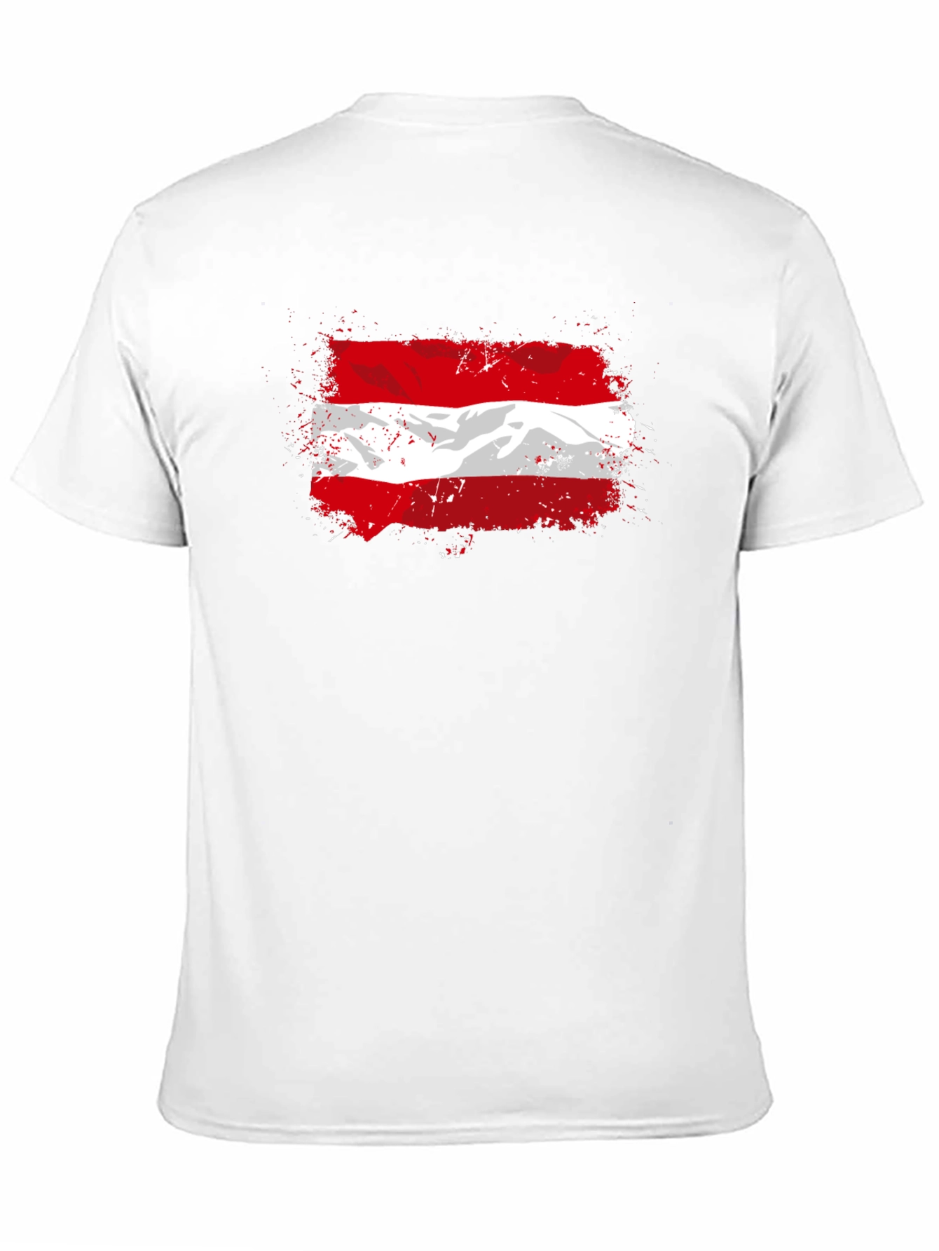 Austrian Flag T-Shirt - Grunge Style Graphic Tee