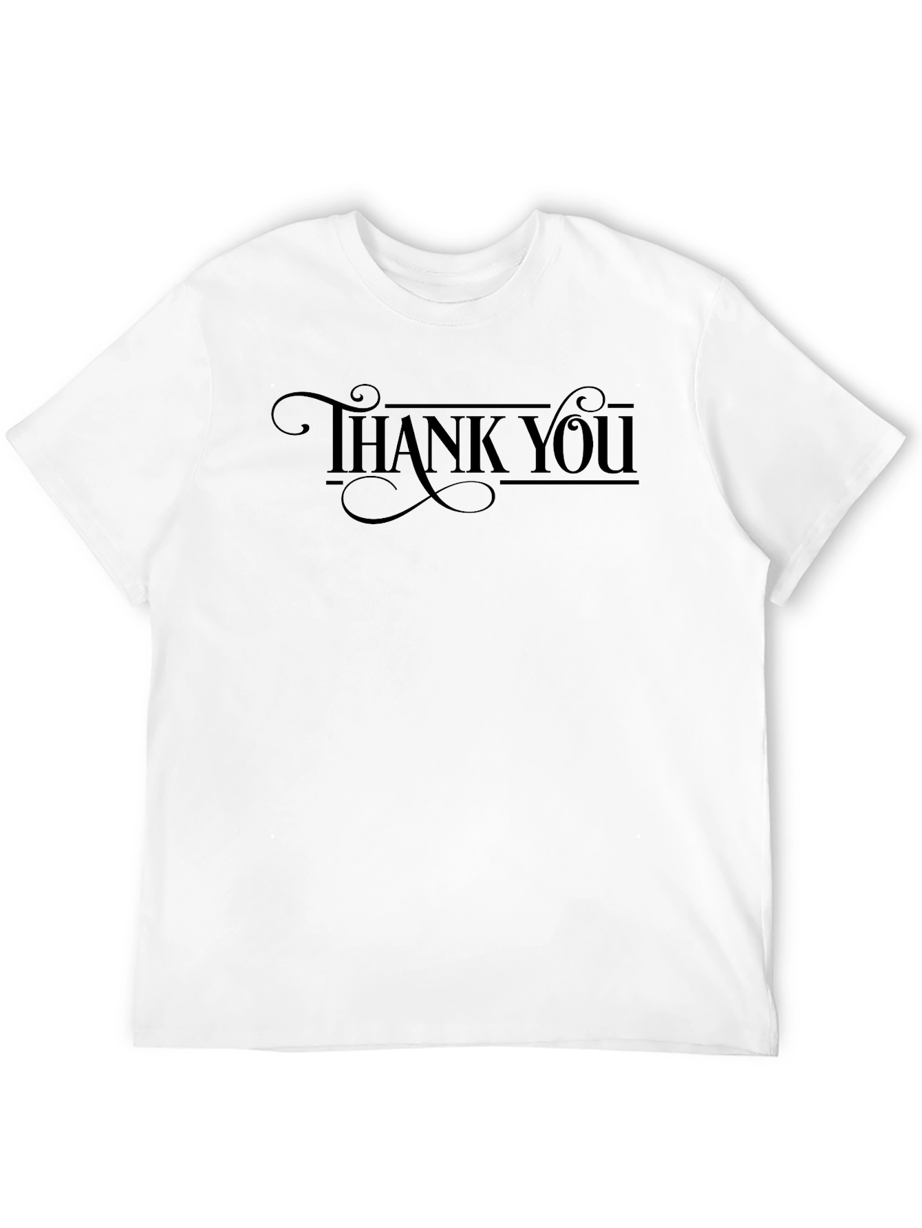 Thank You Graphic Print Tee
