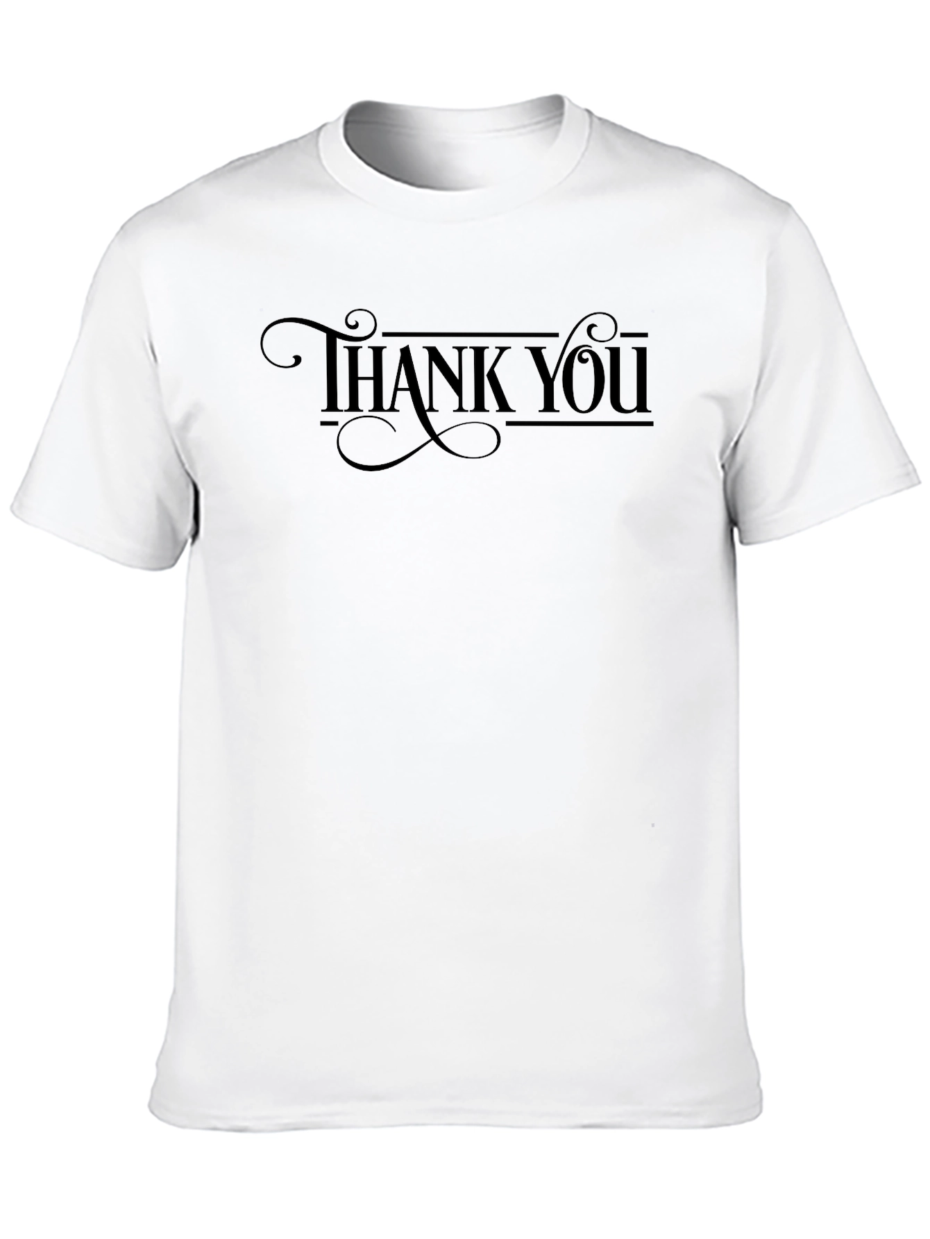 Thank You Graphic Print Tee