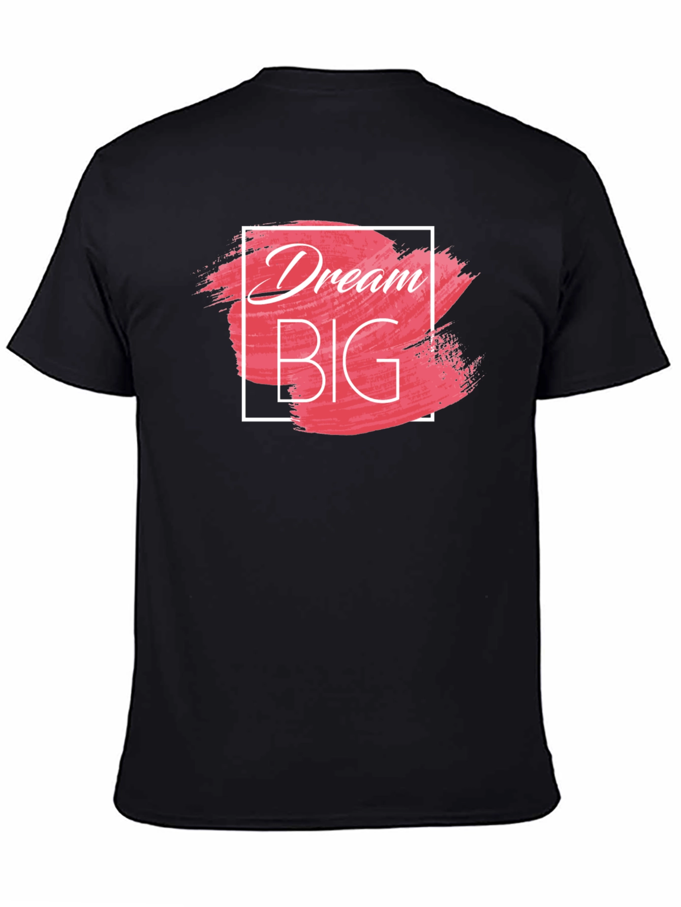 Dream Big Graphic Tee - Stylish Black Cotton T-Shirt