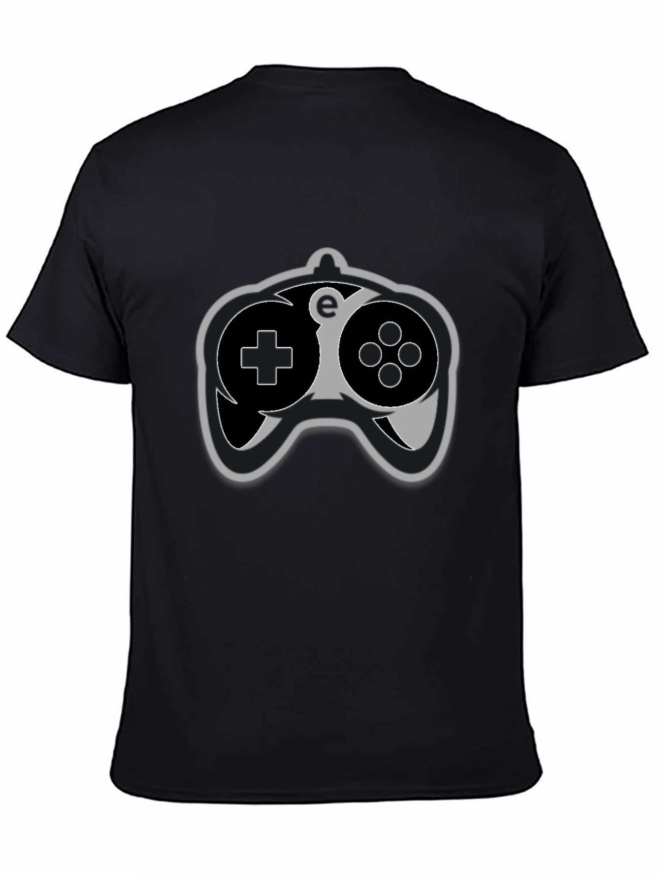 Gamer Controller Graphic Tee - Black Cotton T-Shirt