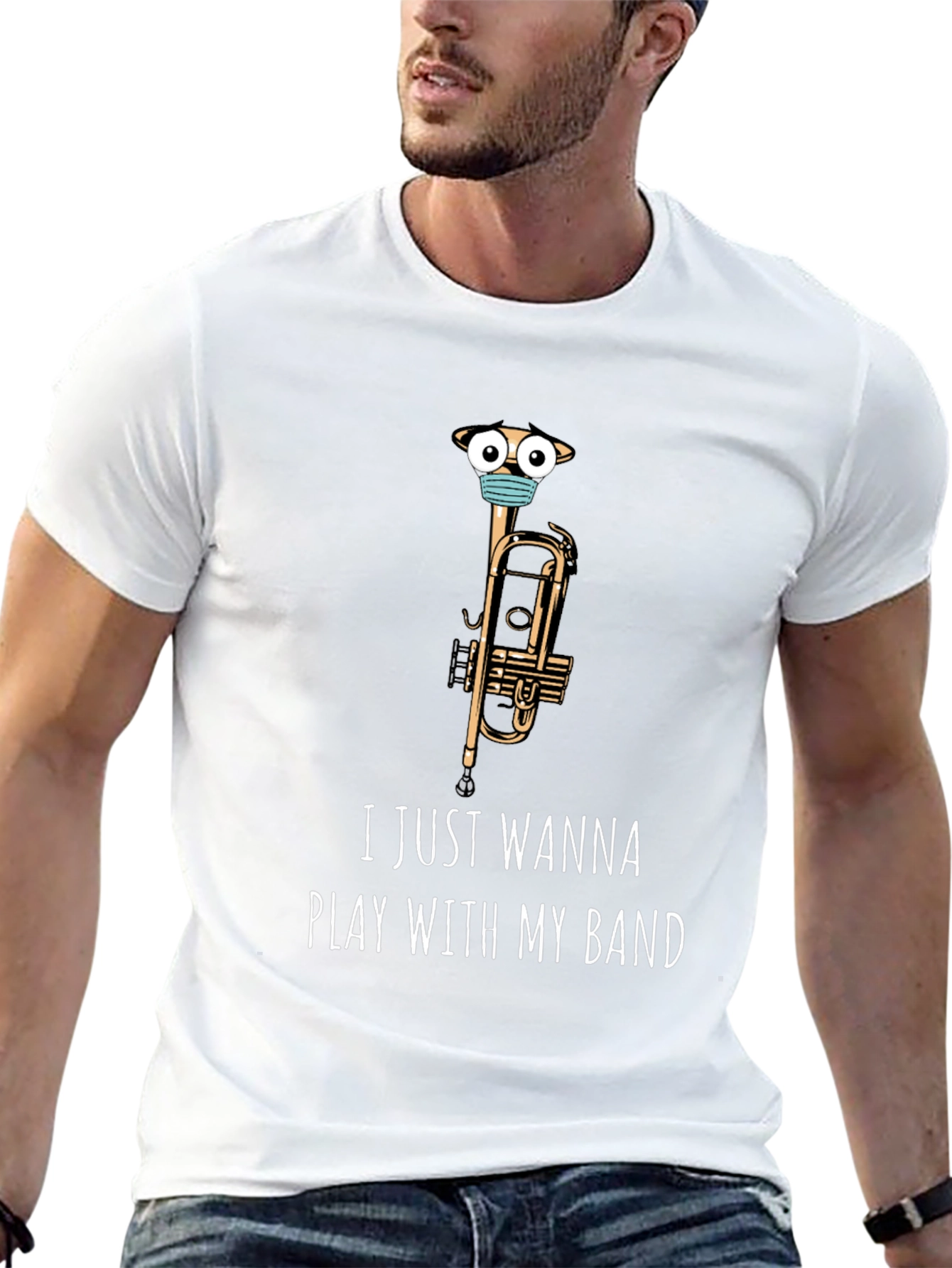 Funny Band T-Shirt - I Just Wanna Play!