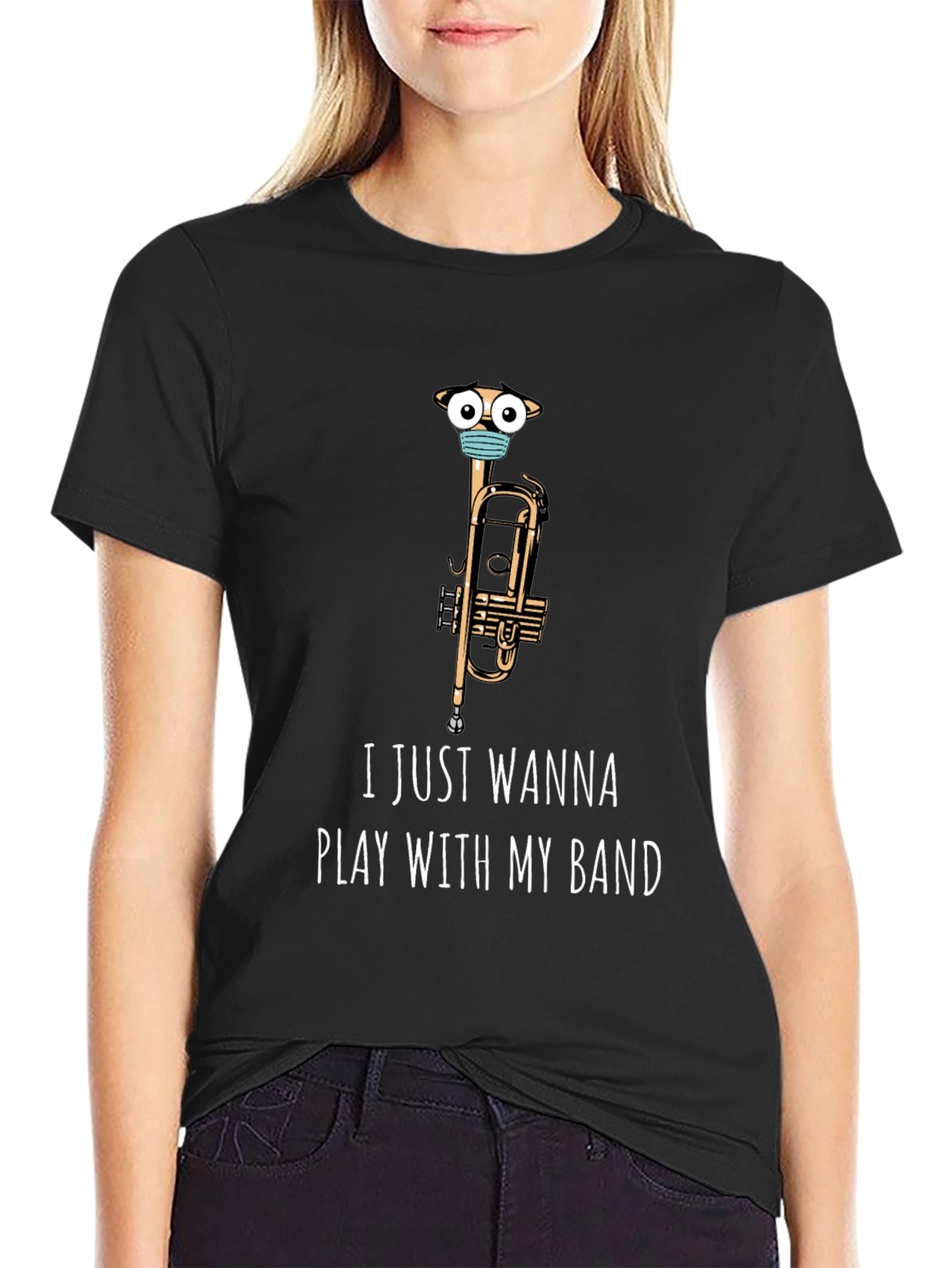 Funny Band T-Shirt - I Just Wanna Play!