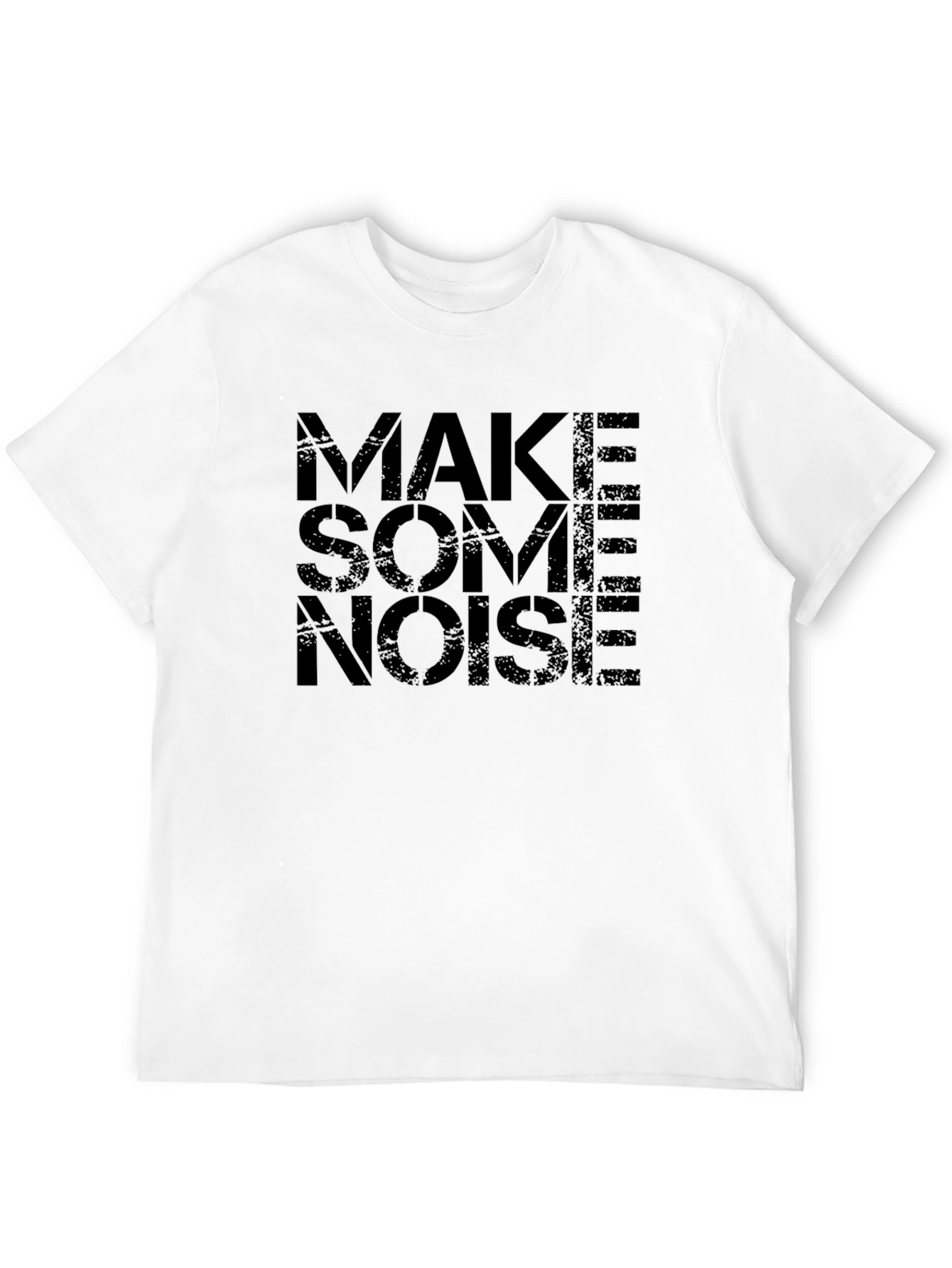 Make Some Noise Black Graphic Tee