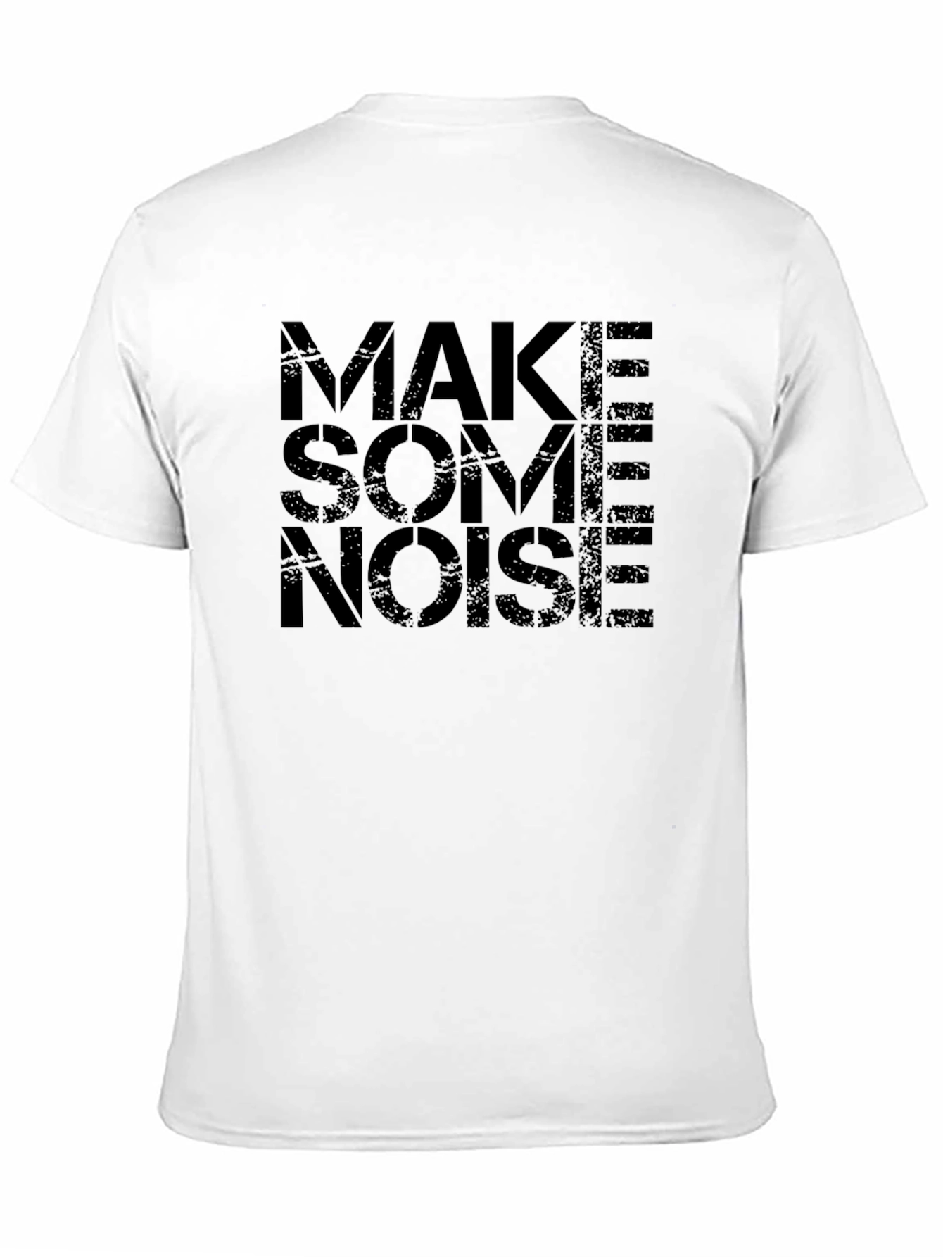Make Some Noise Black Graphic Tee